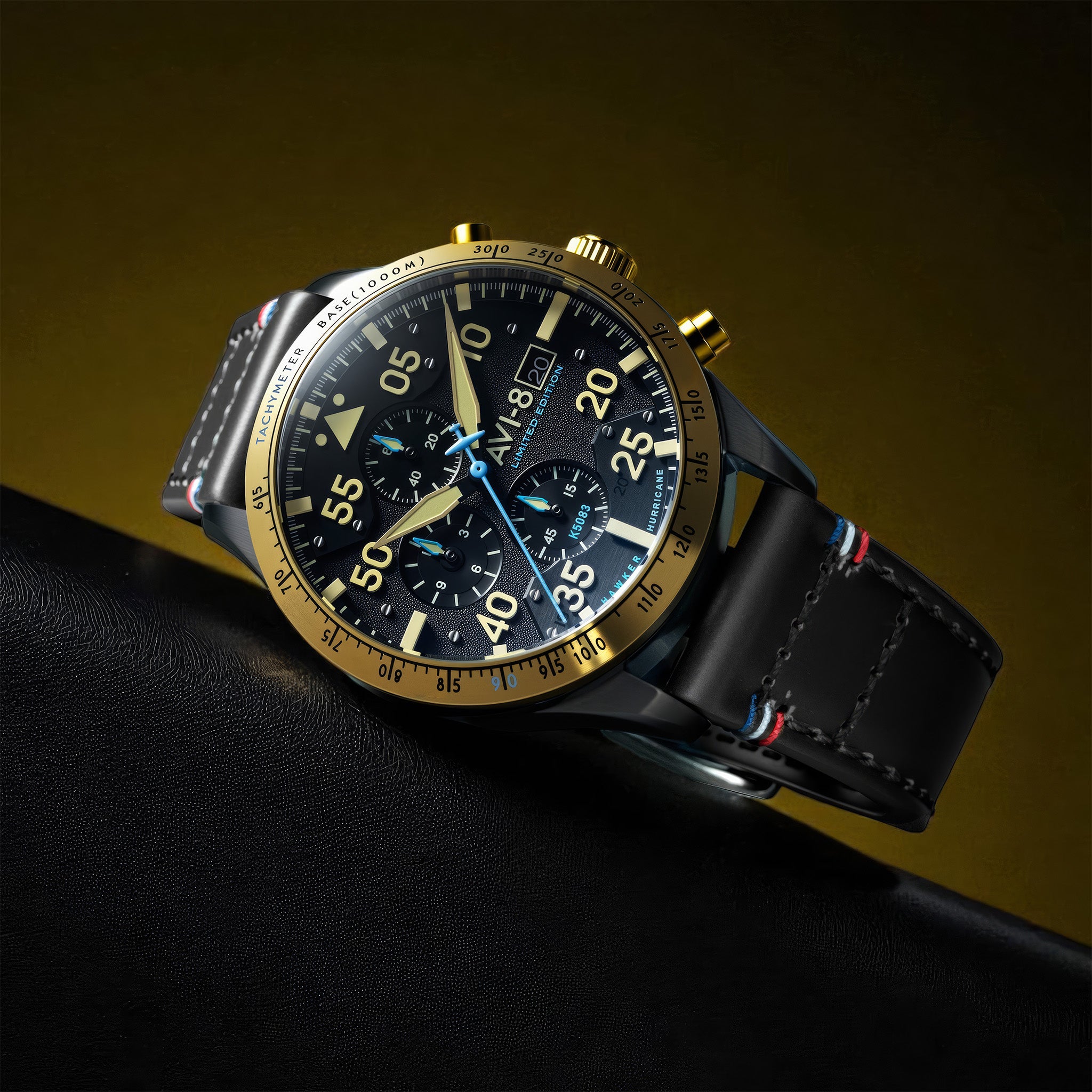 Hawker Hurricane 90th Anniversary Chronograph Limited Edition | 45 mm | Altitude Black