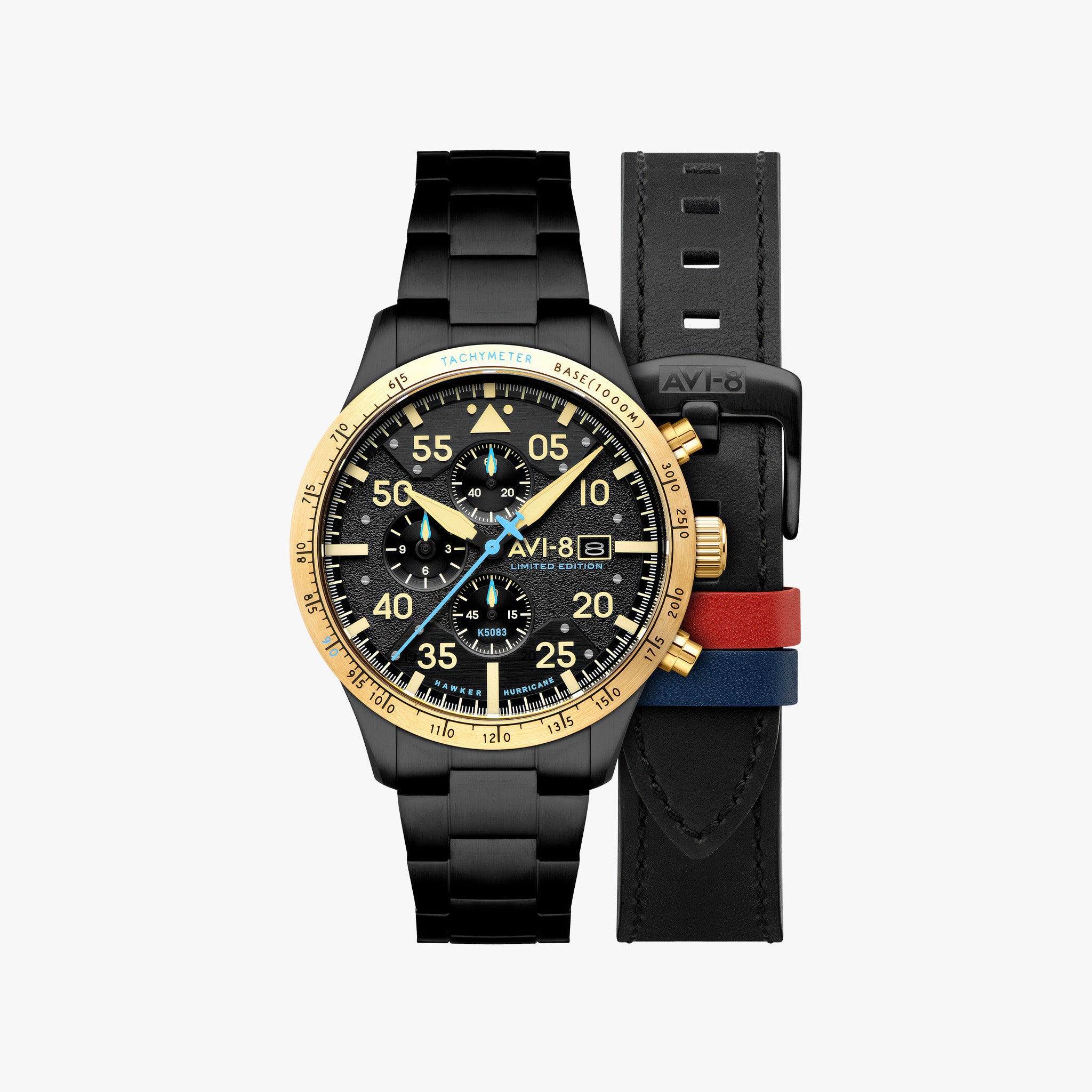 Hawker Hurricane 90th Anniversary Chronograph Limited Edition | 45 mm | Altitude Black