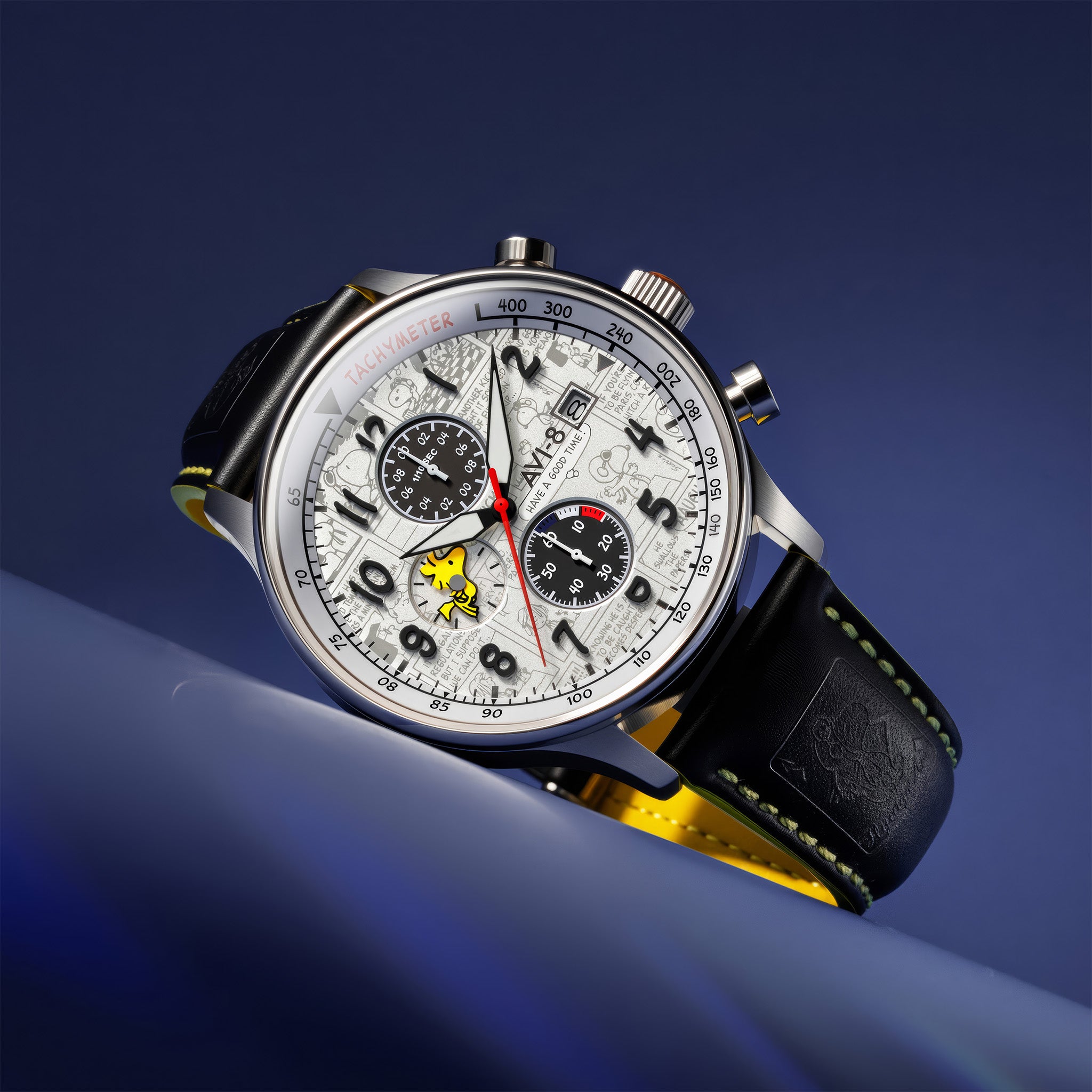 Hawker Hurricane Classic Chronograph Peanuts Snoopy Flying Ace Limited Edition | 44 mm | Woodstock White