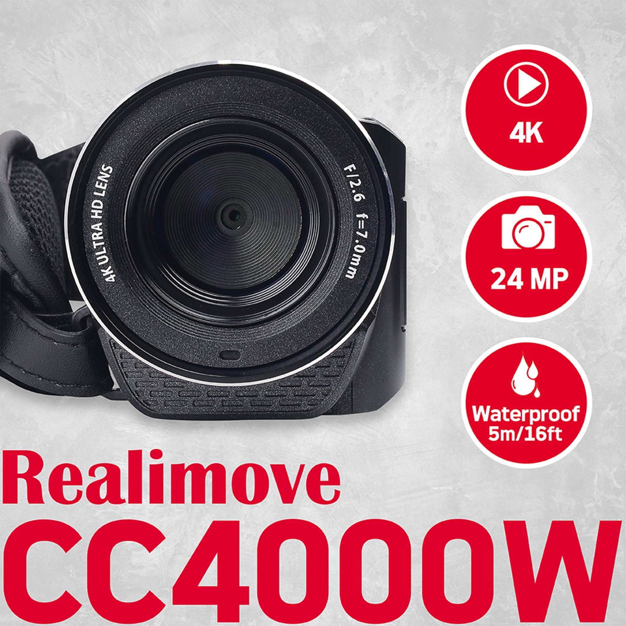 4K Su Altı Video Kamera | CC4000W