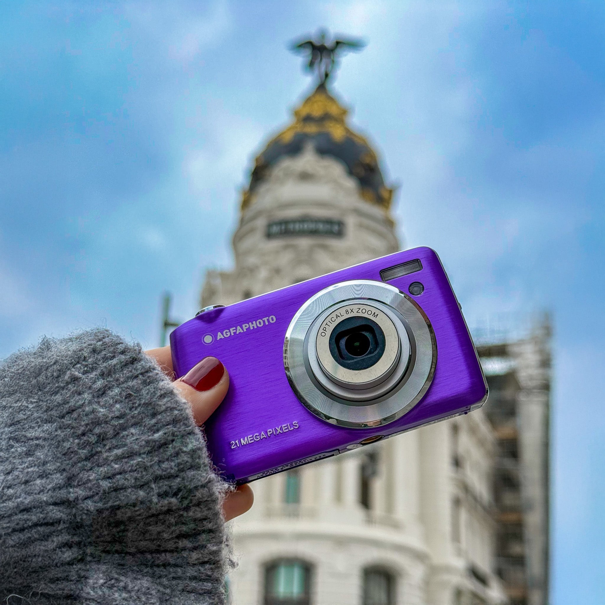 Realishot DC8200 | Fotoğraf Makinesi 16GB SD | Mor