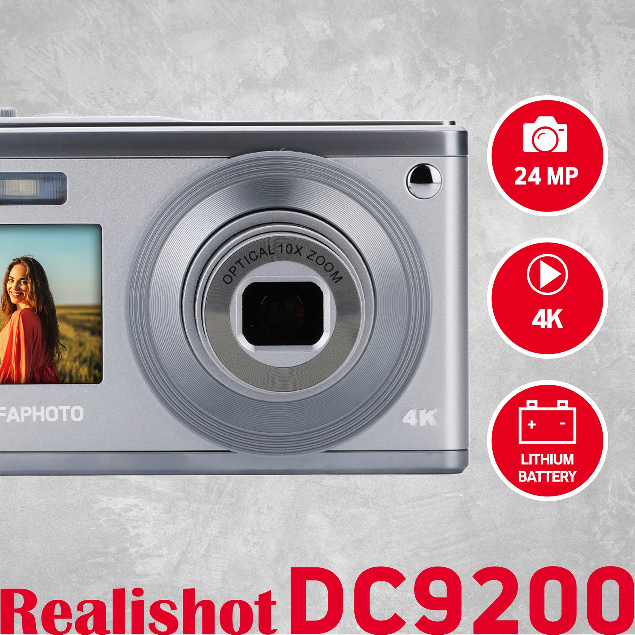 Realishot DC9200 Fotoğraf Makinesi | Gümüş