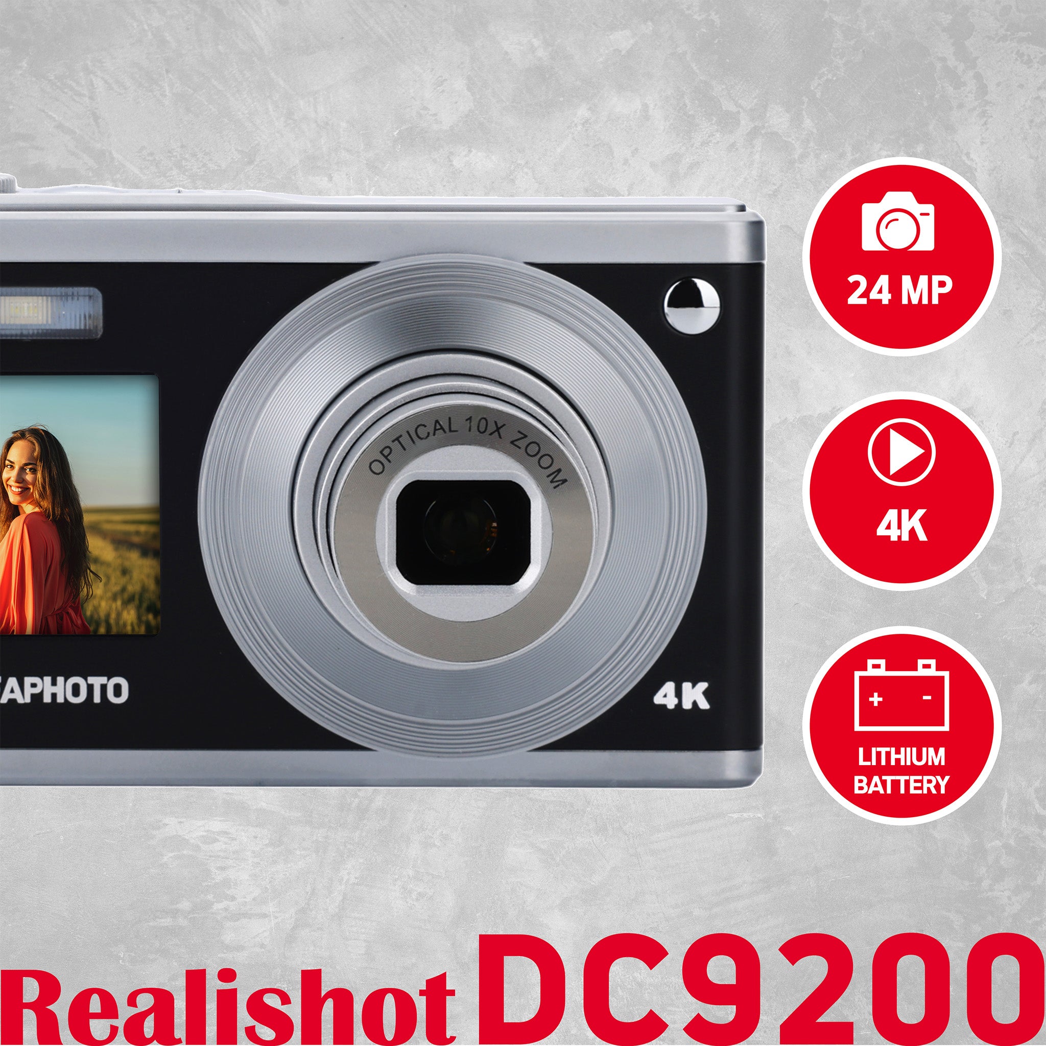 Realishot DC9200 Fotoğraf Makinesi | Siyah