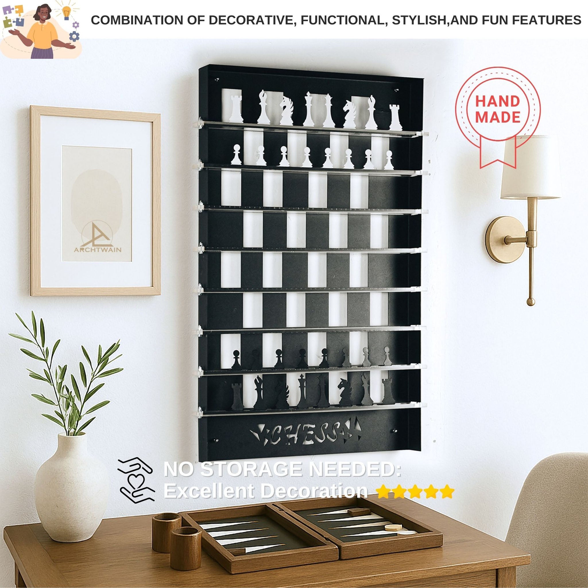 Satranç Wall Deco | Duvar Oyunu