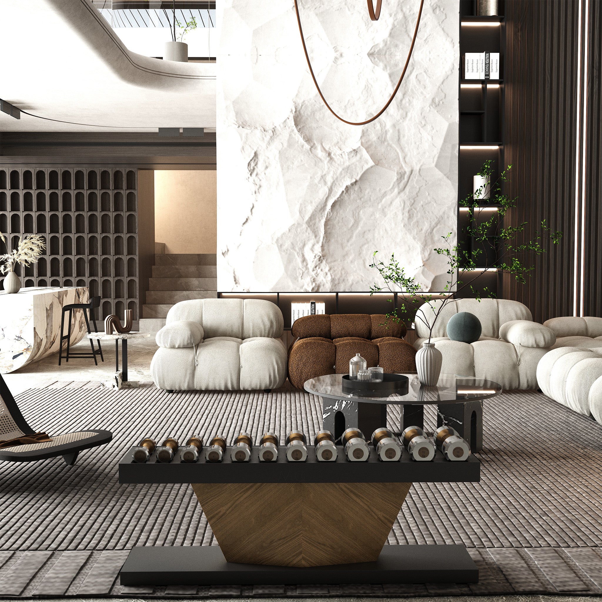 Avoa Dumbbell Stand | Horizontal Stand