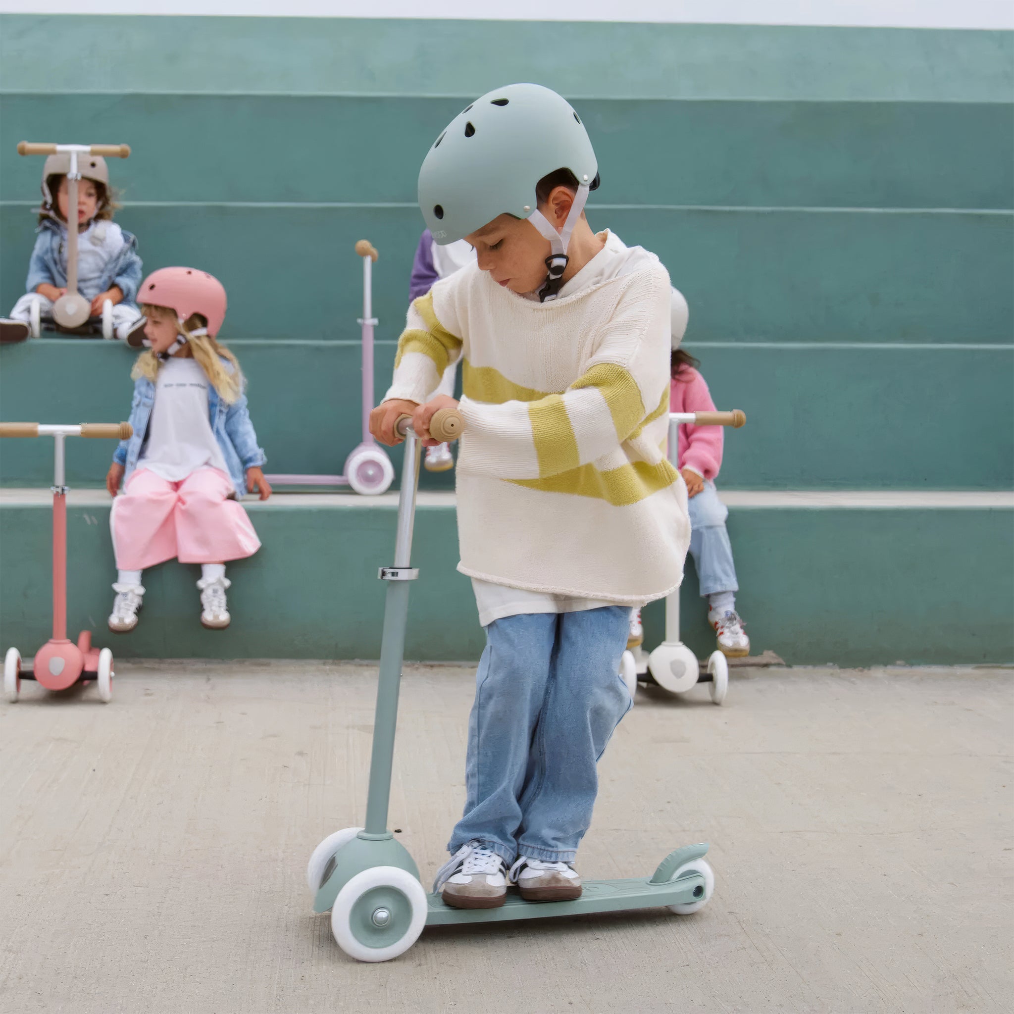 Eco Çocuk Scooter | Kil Rengi