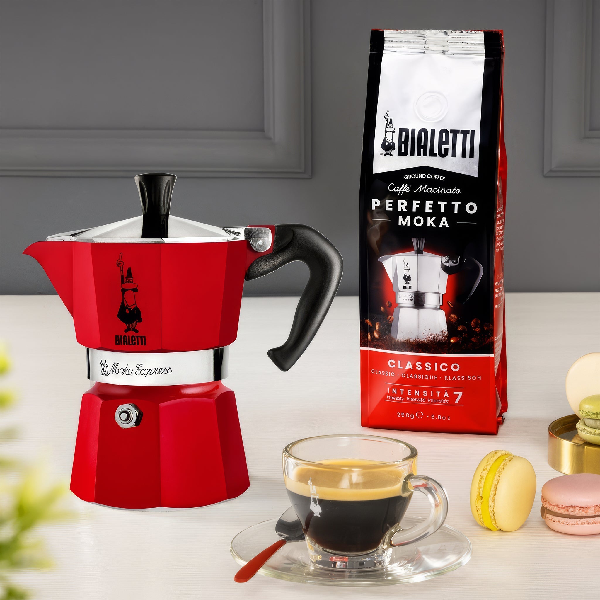 Moka Express 3 Cup | Kırmızı