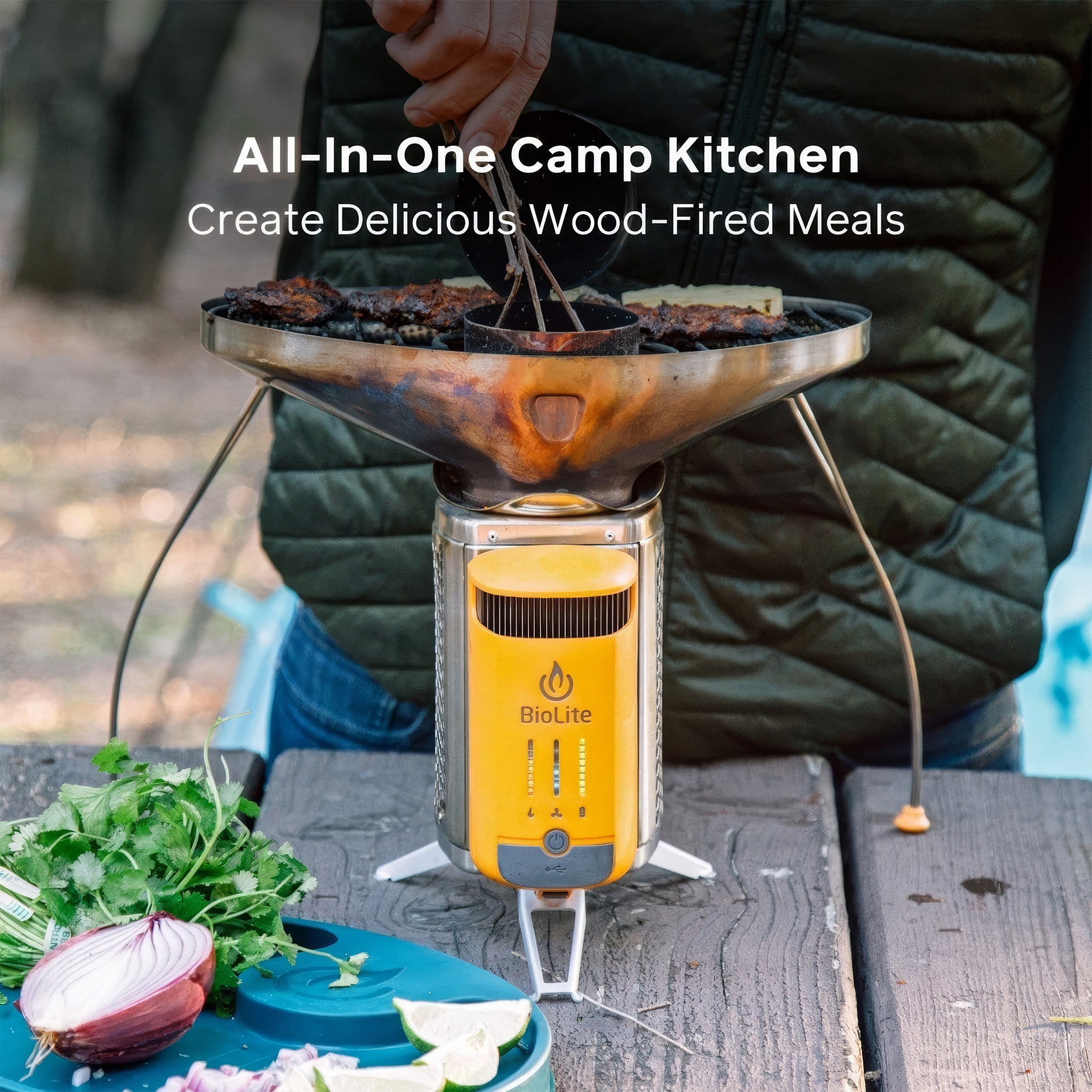 CampStove Complete Cook Kit | Portatif Odunlu Mutfak Sistemi