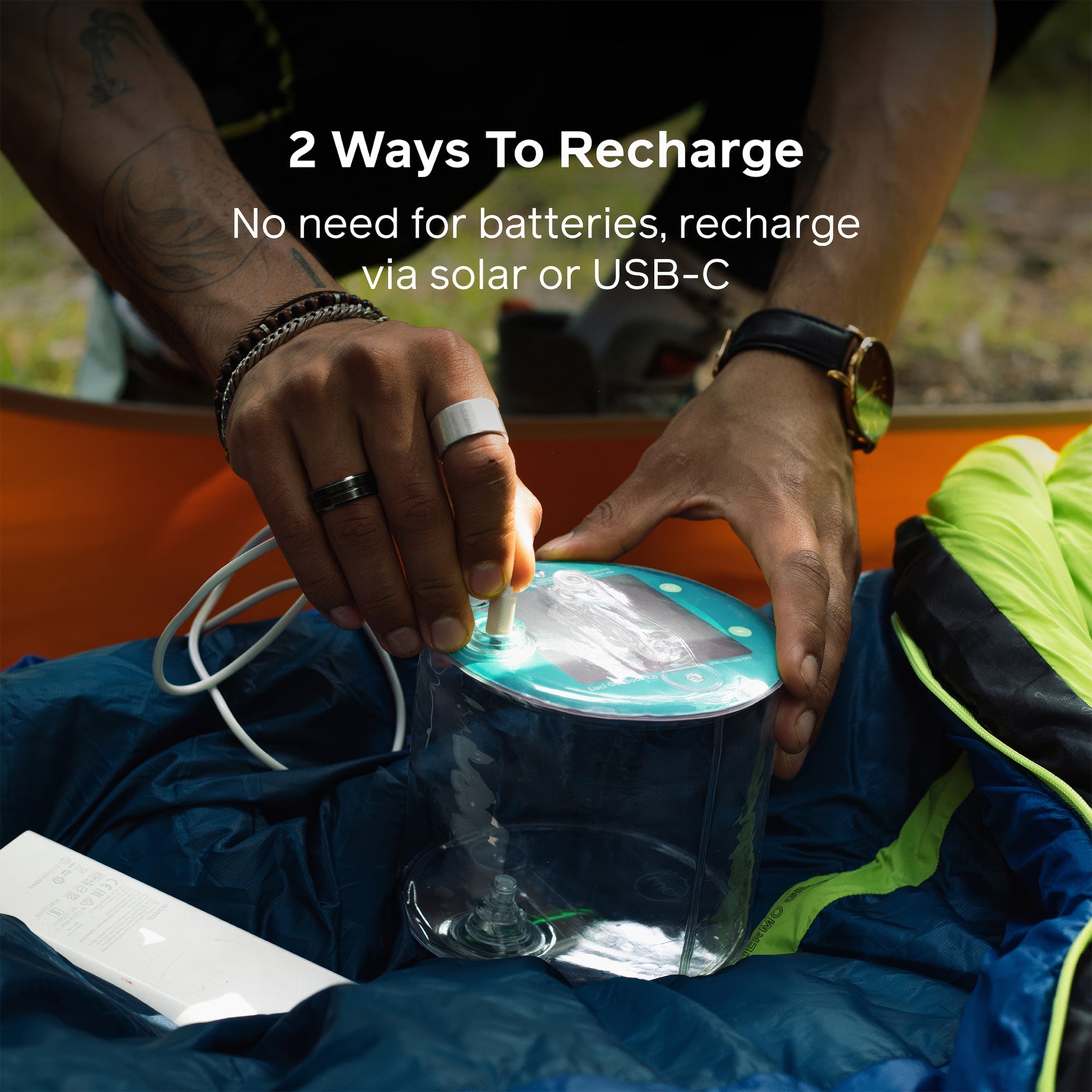 Luci Original Clear | Güneş Enerjili Şişirilebilir Fener