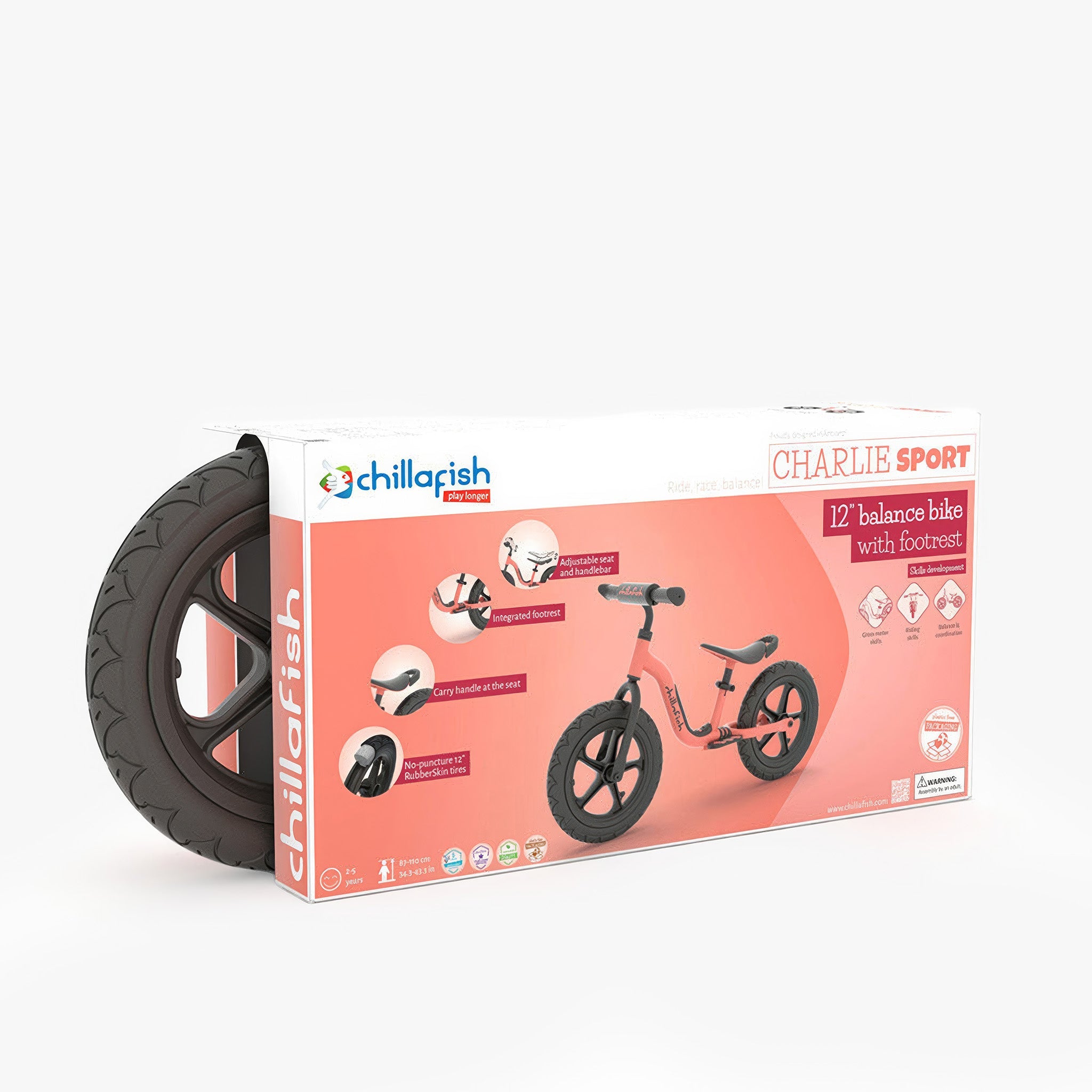 Charlie Sport Denge Bisikleti (12 inç) | Flamingo