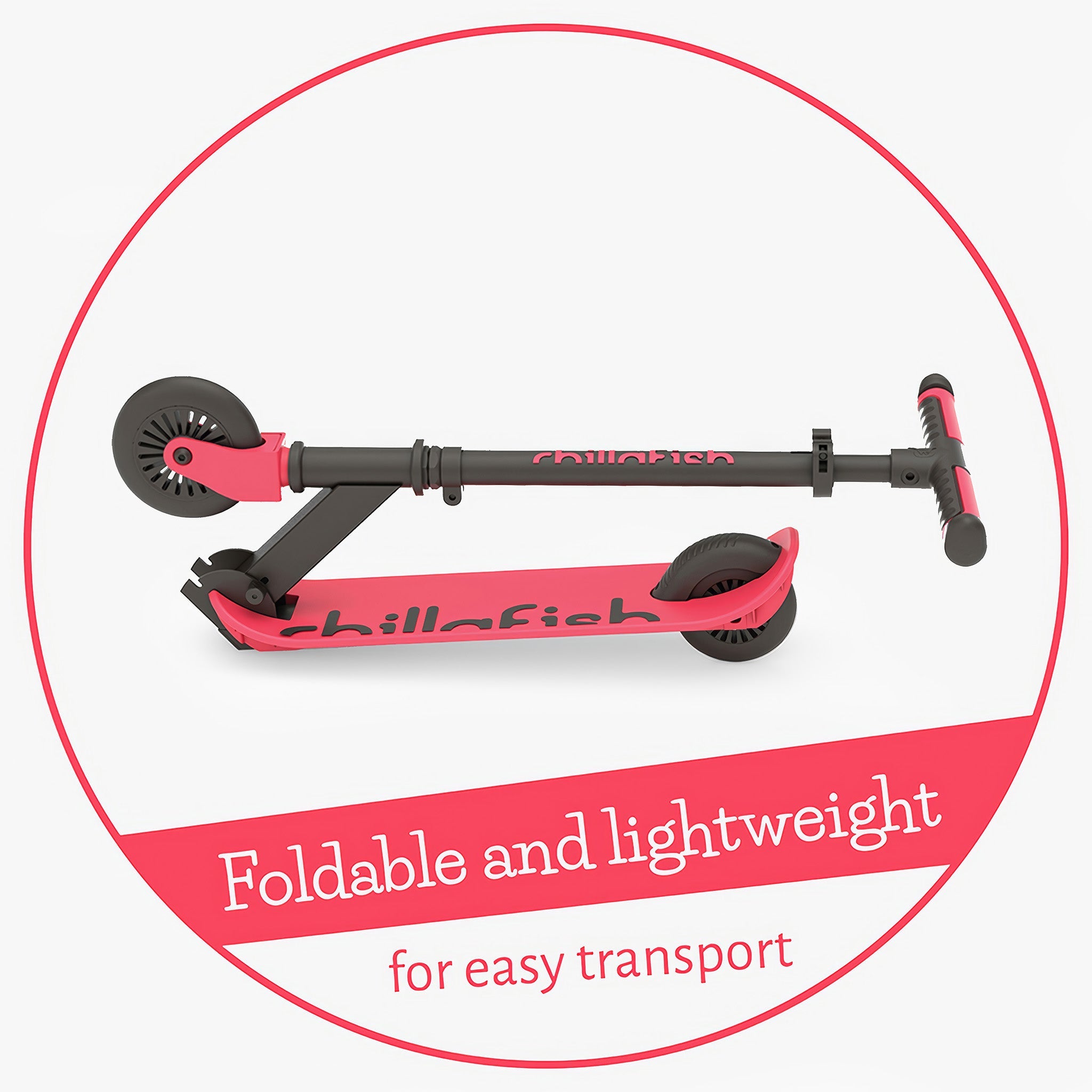 Charlie Flexxi Katlanabilir 2 Tekerlikli Scooter | Coral Red