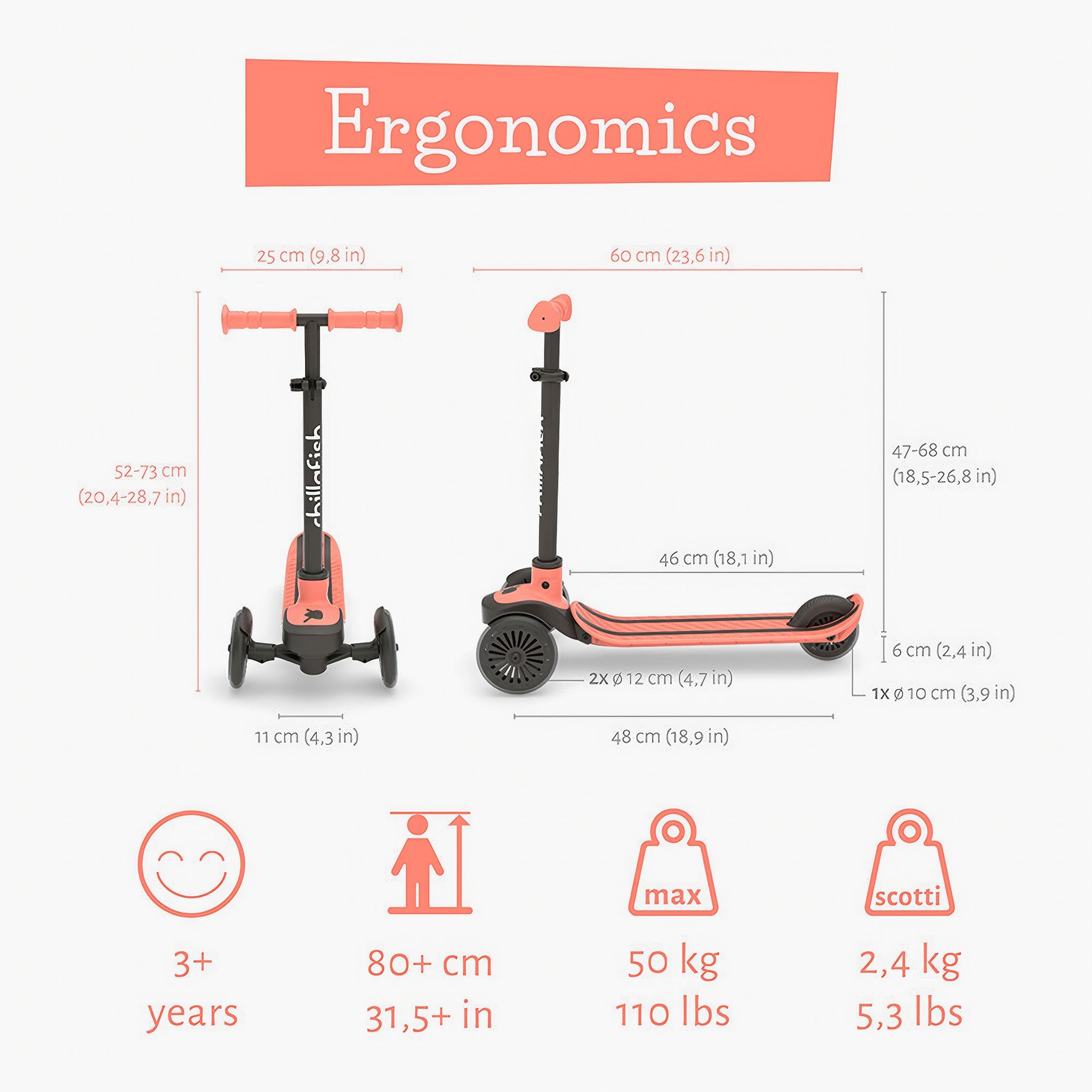 Scotti 3 Tekerlekli Scooter | Flamingo