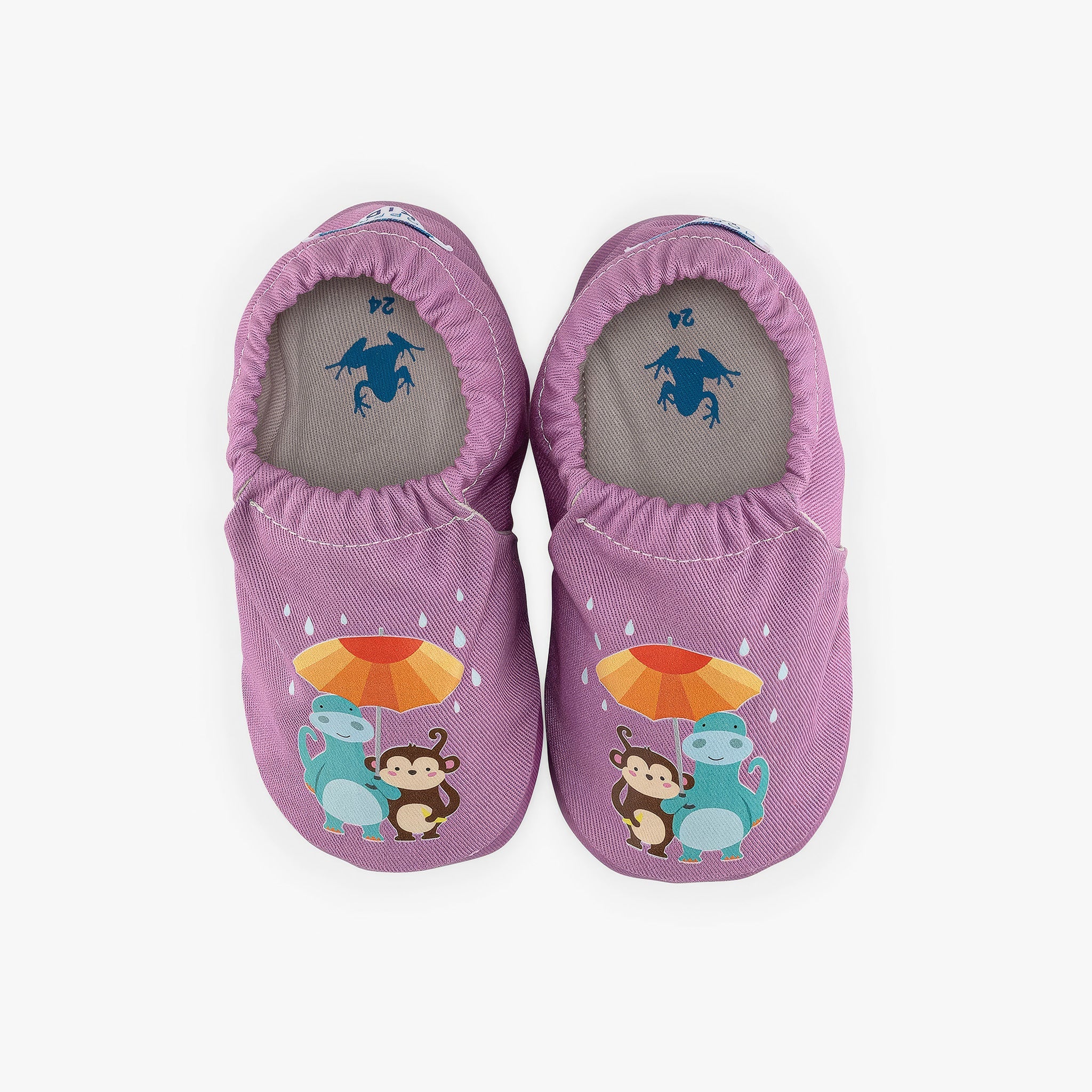 Umbrella Flower Hyper | Mor Menekşe | Barefoot Akıllı Patik