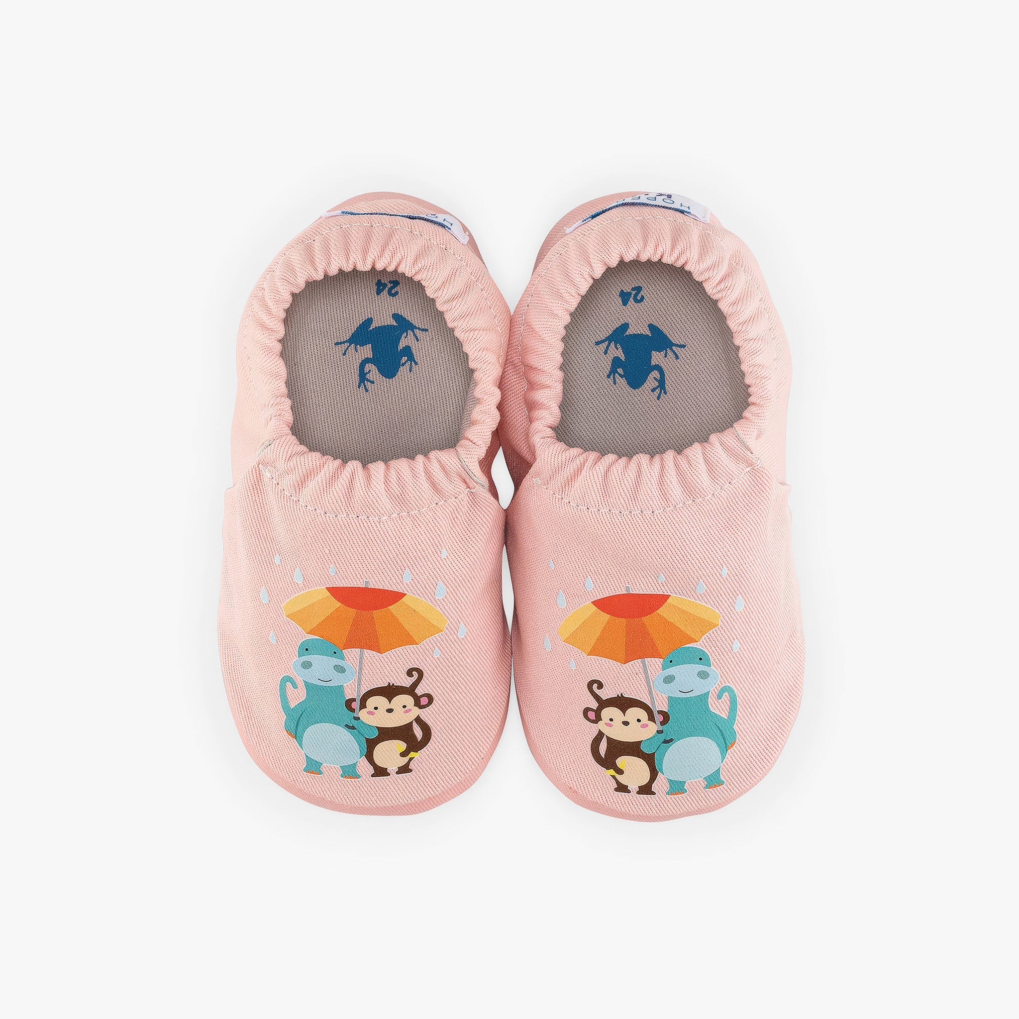 Umbrella Flower Hyper | Toz Pembe | Barefoot Akıllı Patik