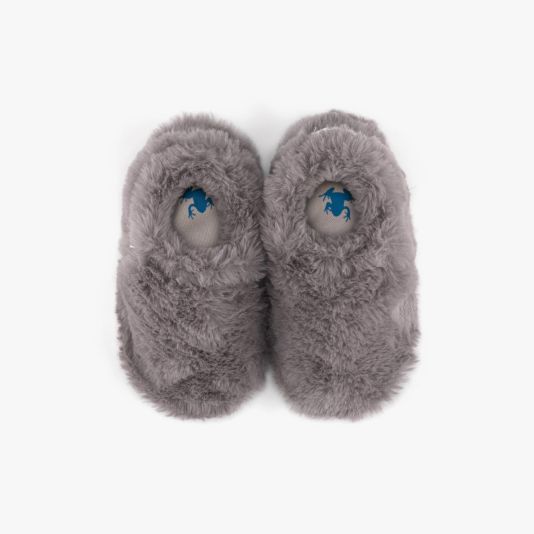Furry Furry | Gri | Kürk Barefoot Patik