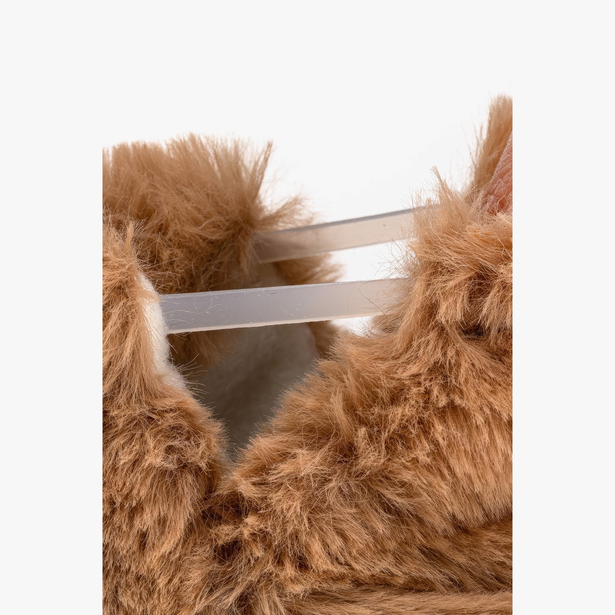 Furry Furry | Kestane Kahverengi | Kürk Barefoot Patik