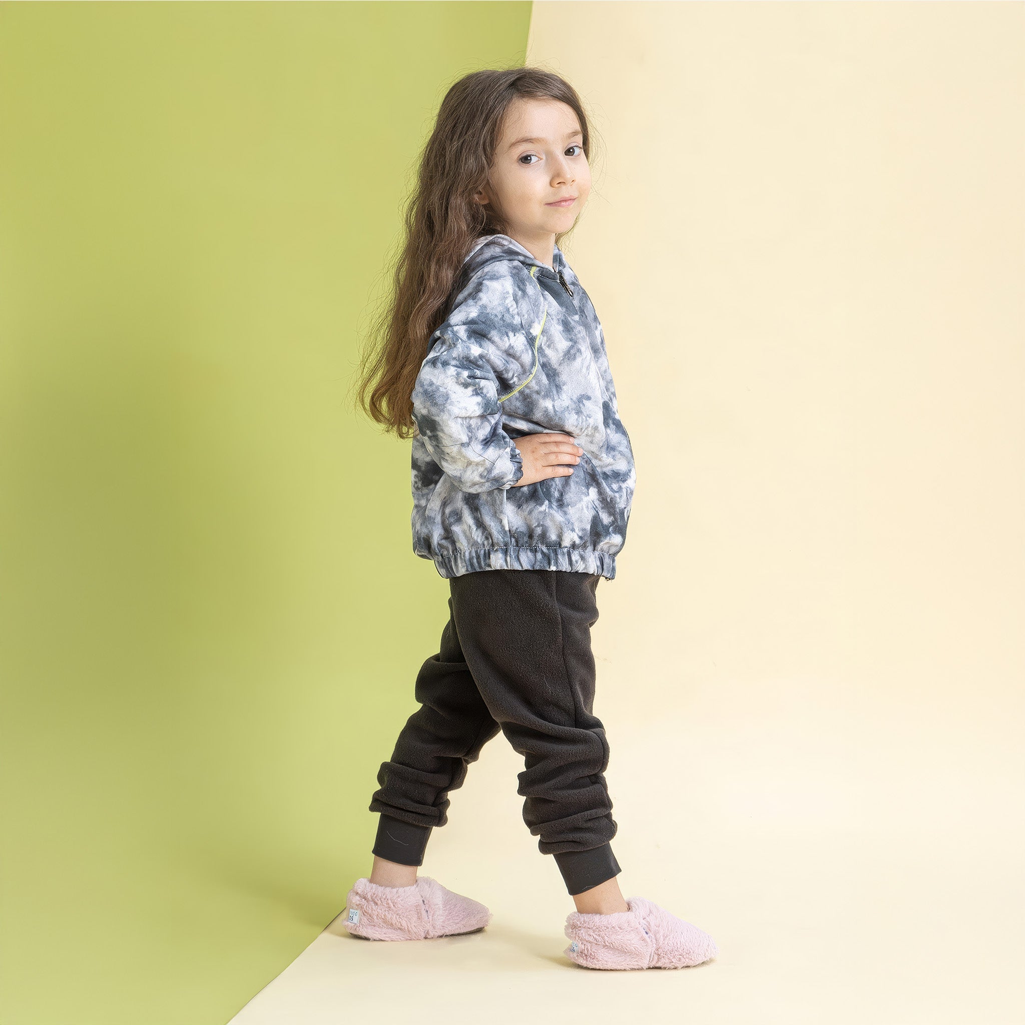 Furry Furry | Pembe | Kürk Barefoot Patik