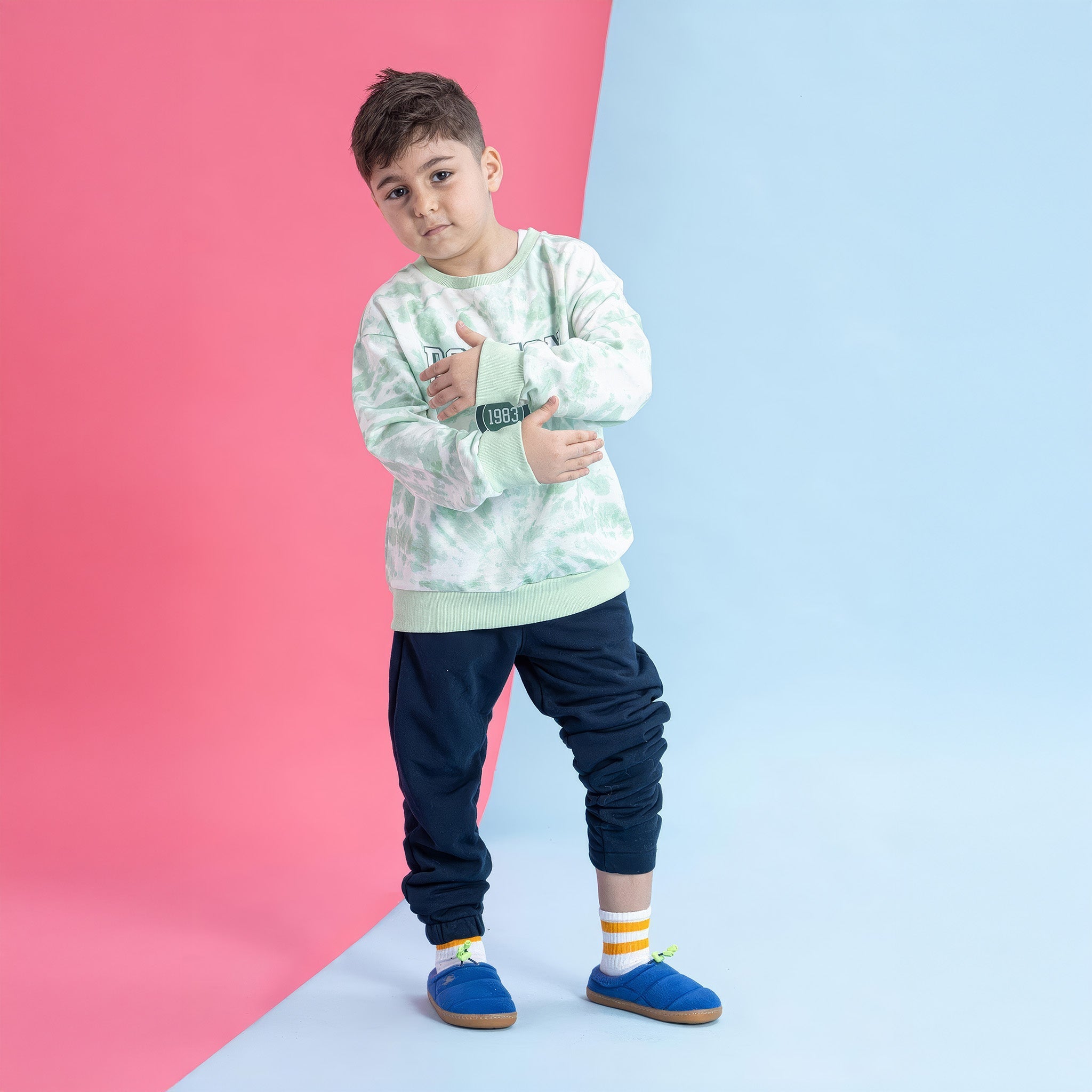 Hoppuff Polar | Saks | Barefoot Çocuk Ayakkabısı