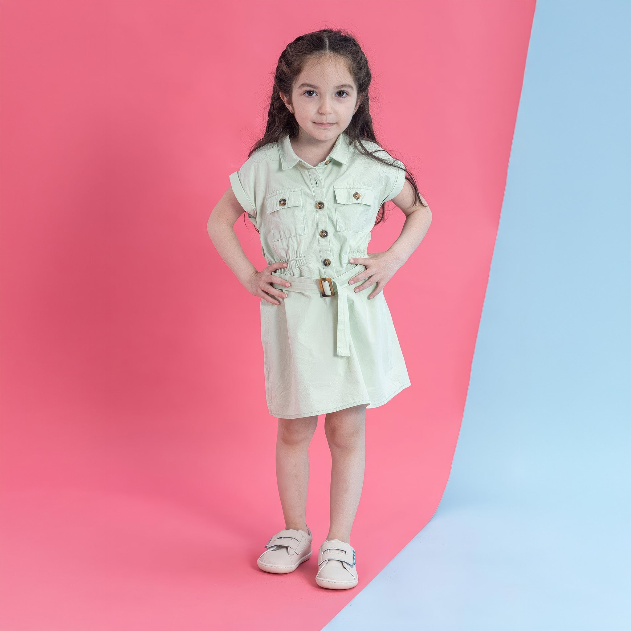 Smart Walker Casual | Süper Mat Bej | Barefoot Çocuk Ayakkabısı