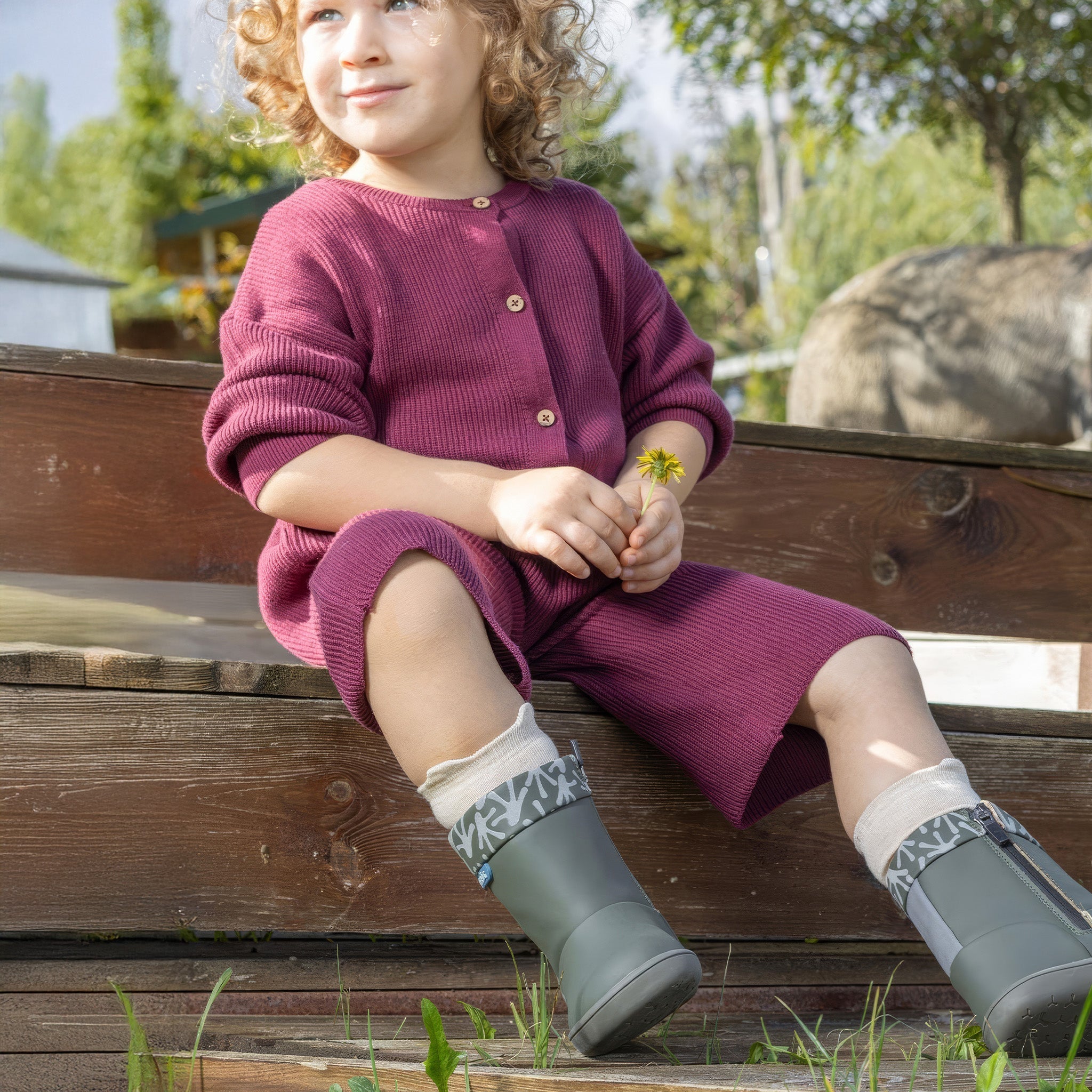 Smart Walker Cool Boots | Süper Mat Haki | Barefoot Çocuk Botu