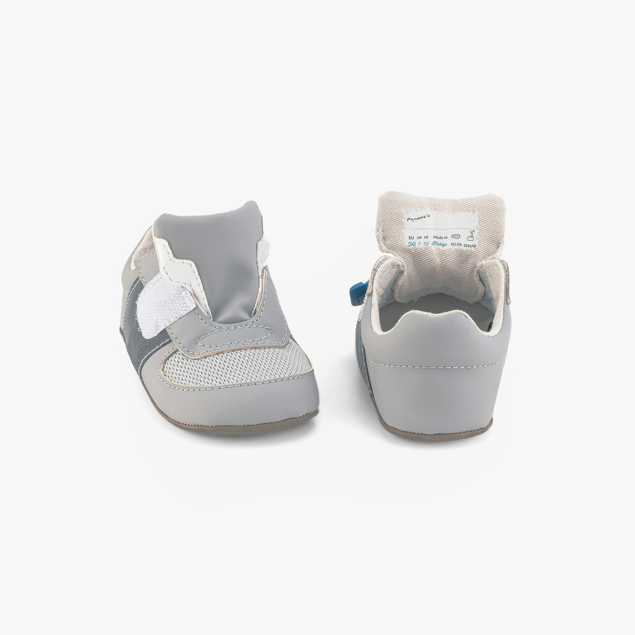 Smart Walker First Prime | Süper Mat Havalı Gri | Barefoot Bebek Ayakkabısı