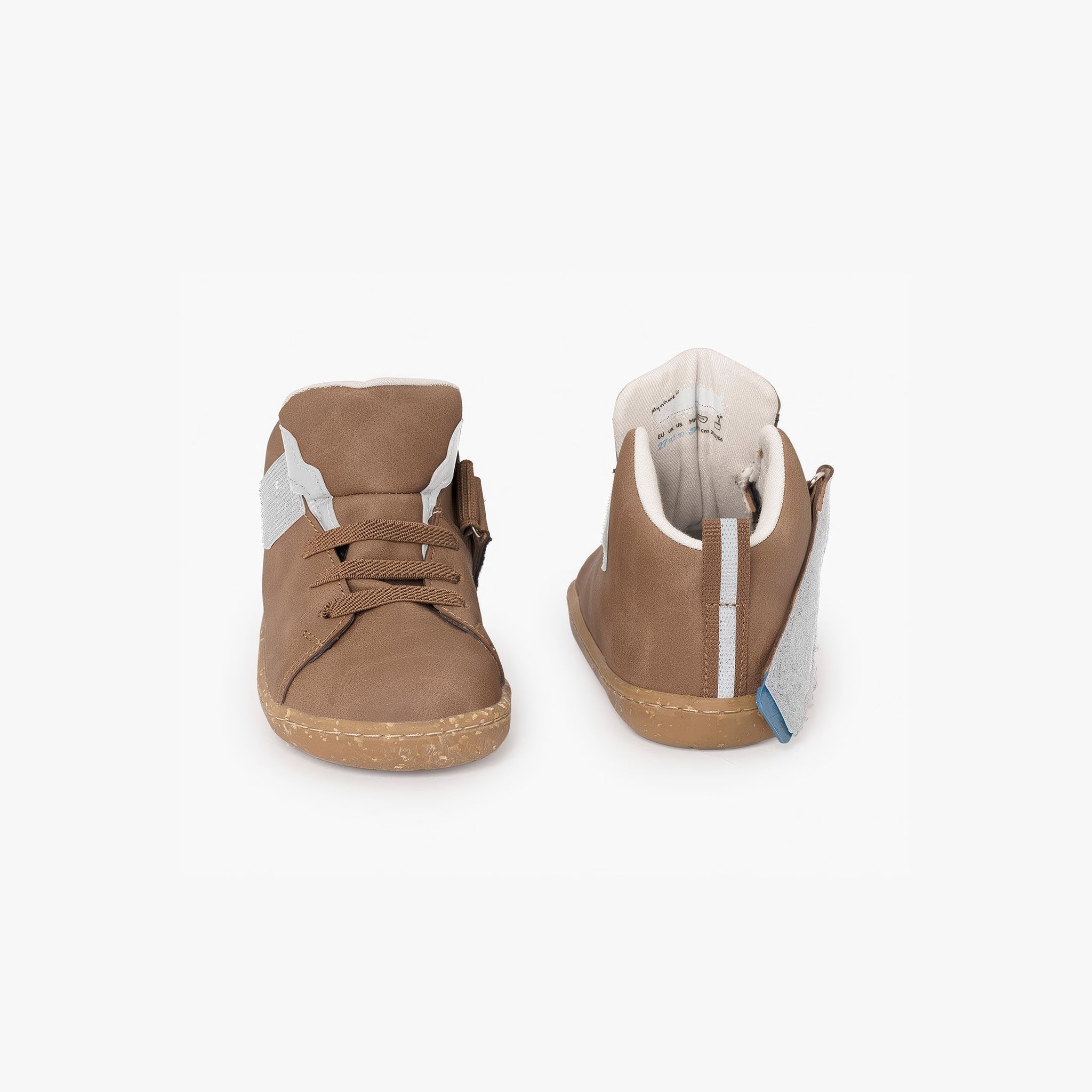 Smart Walker High Top | Kahverengi Meşe | Barefoot Çocuk Botu
