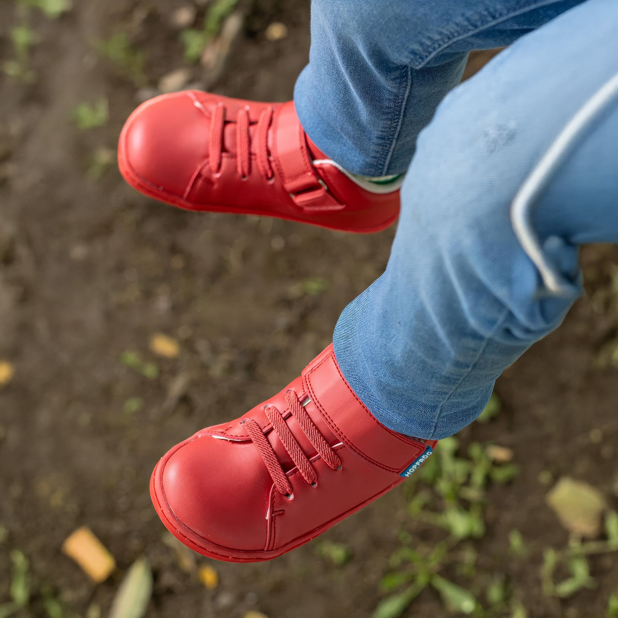Smart Walker High Top | Kırmızı Işık | Barefoot Çocuk Botu