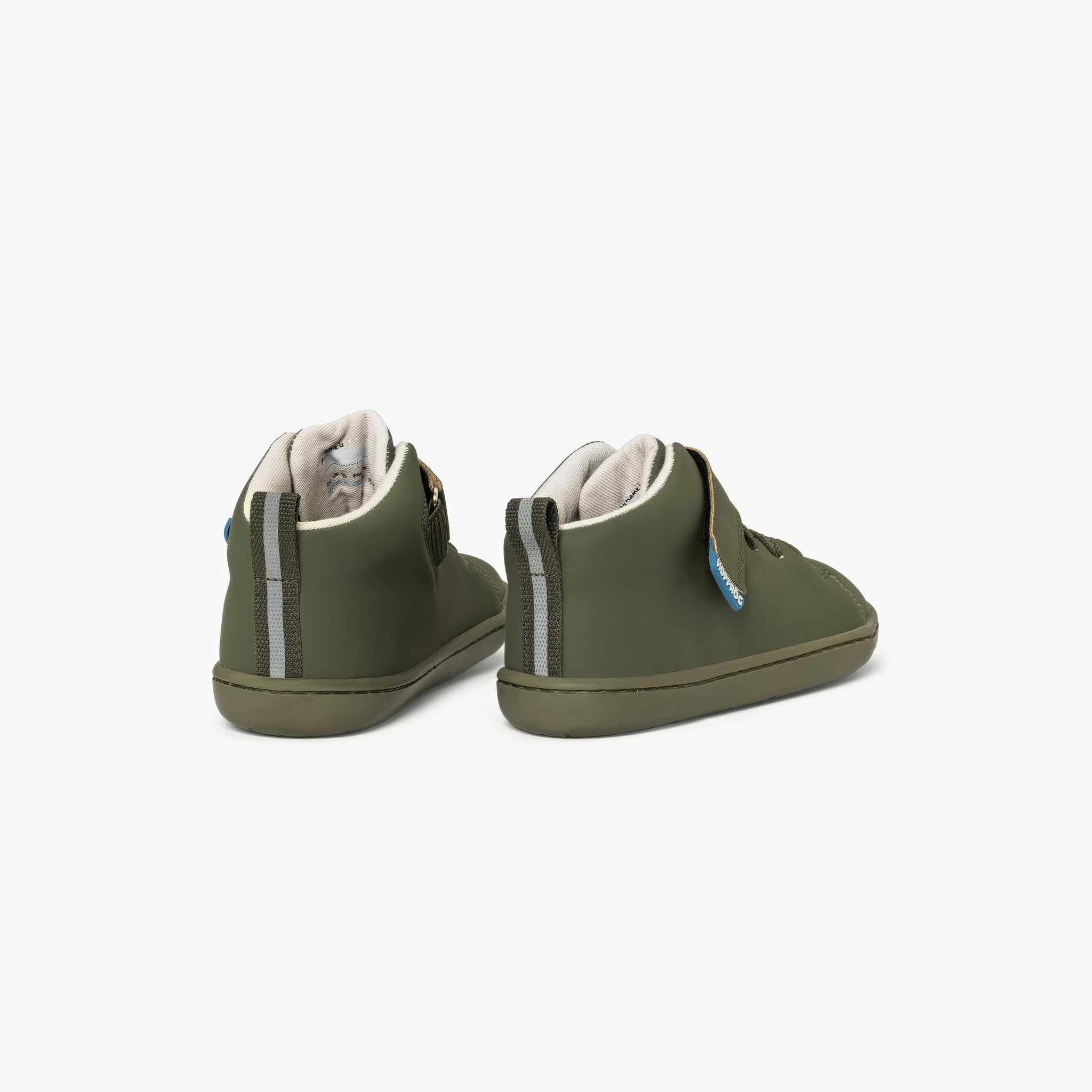 Smart Walker High Top | Süper Mat Haki | Barefoot Çocuk Botu