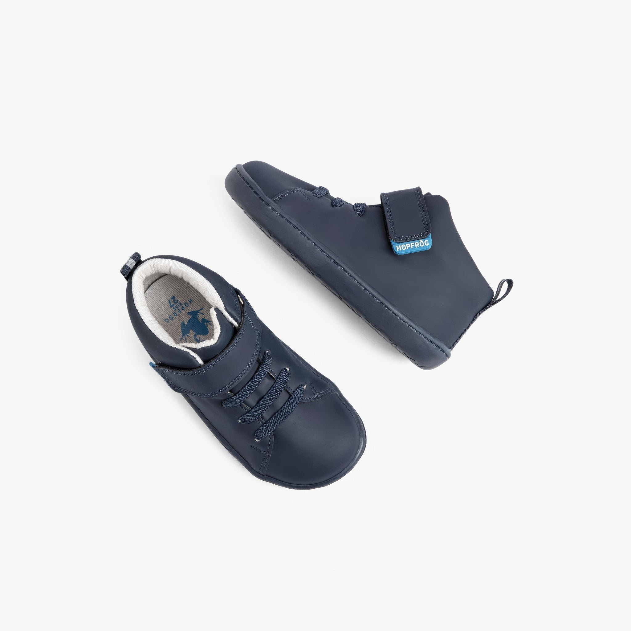Smart Walker High Top | Süper Mat Lacivert | Barefoot Çocuk Botu