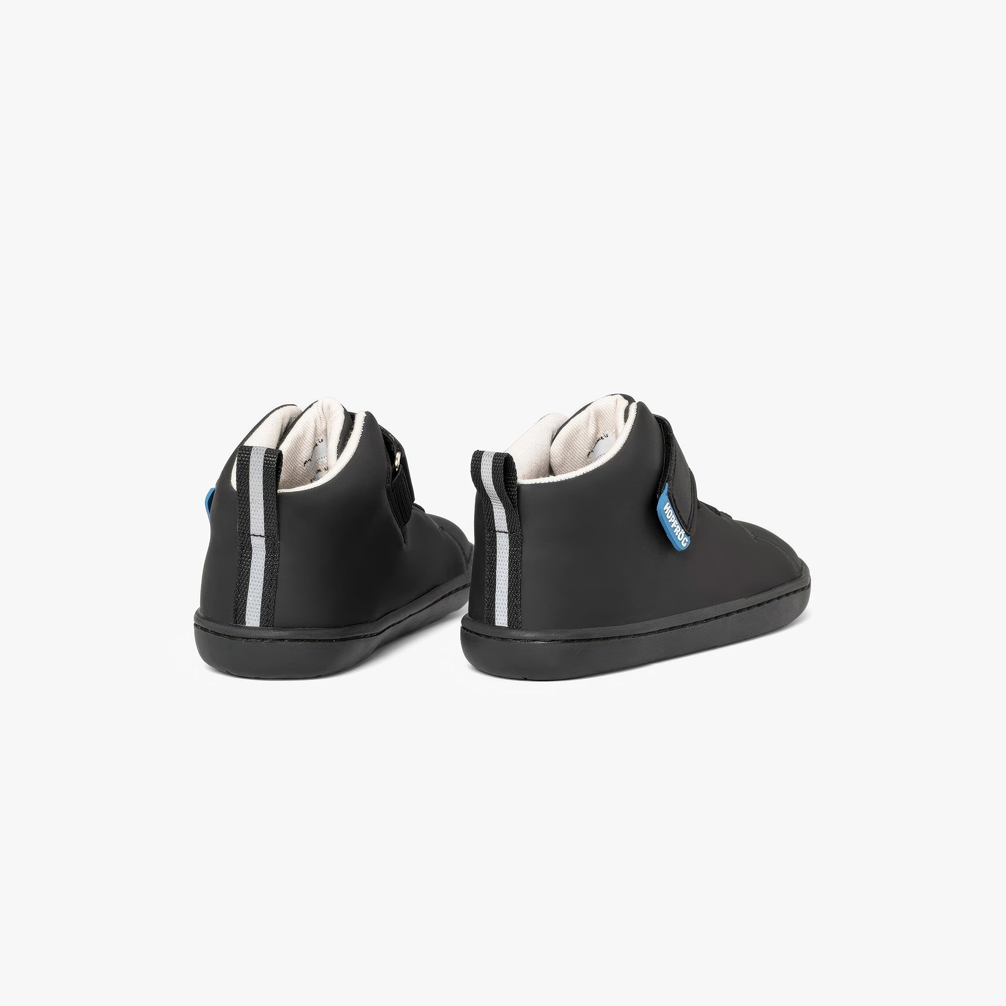 Smart Walker High Top | Süper Mat Siyah | Barefoot Çocuk Botu