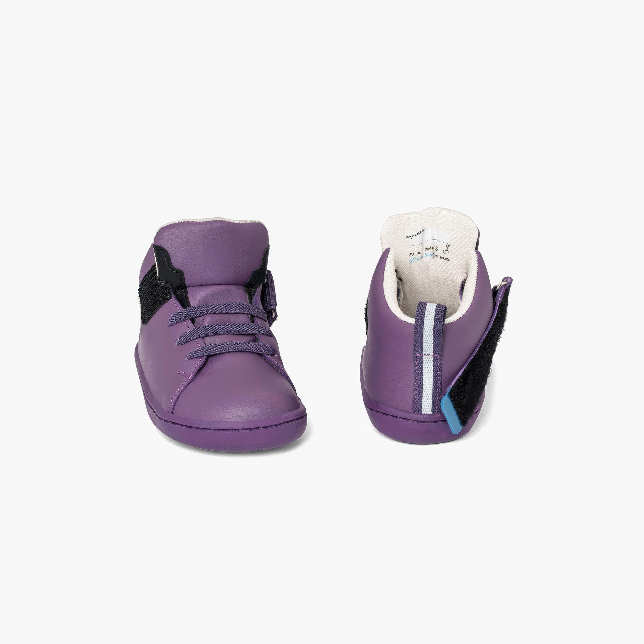 Smart Walker High Top | Mor Işık | Barefoot Çocuk Botu