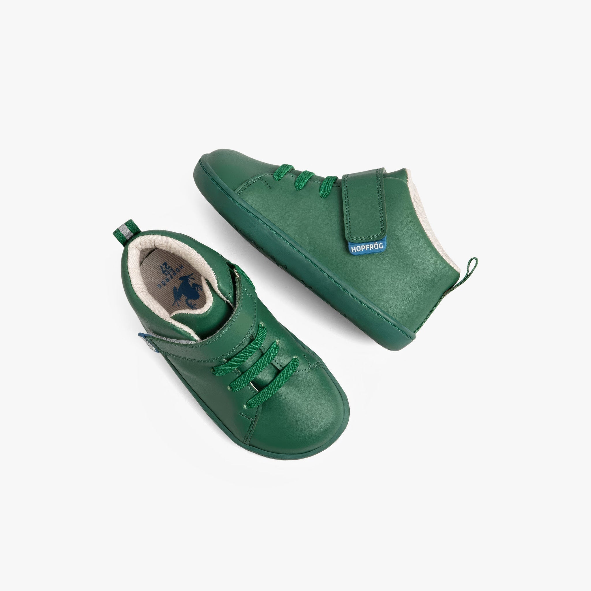 Smart Walker High Top | Yeşil Işık | Barefoot Çocuk Botu