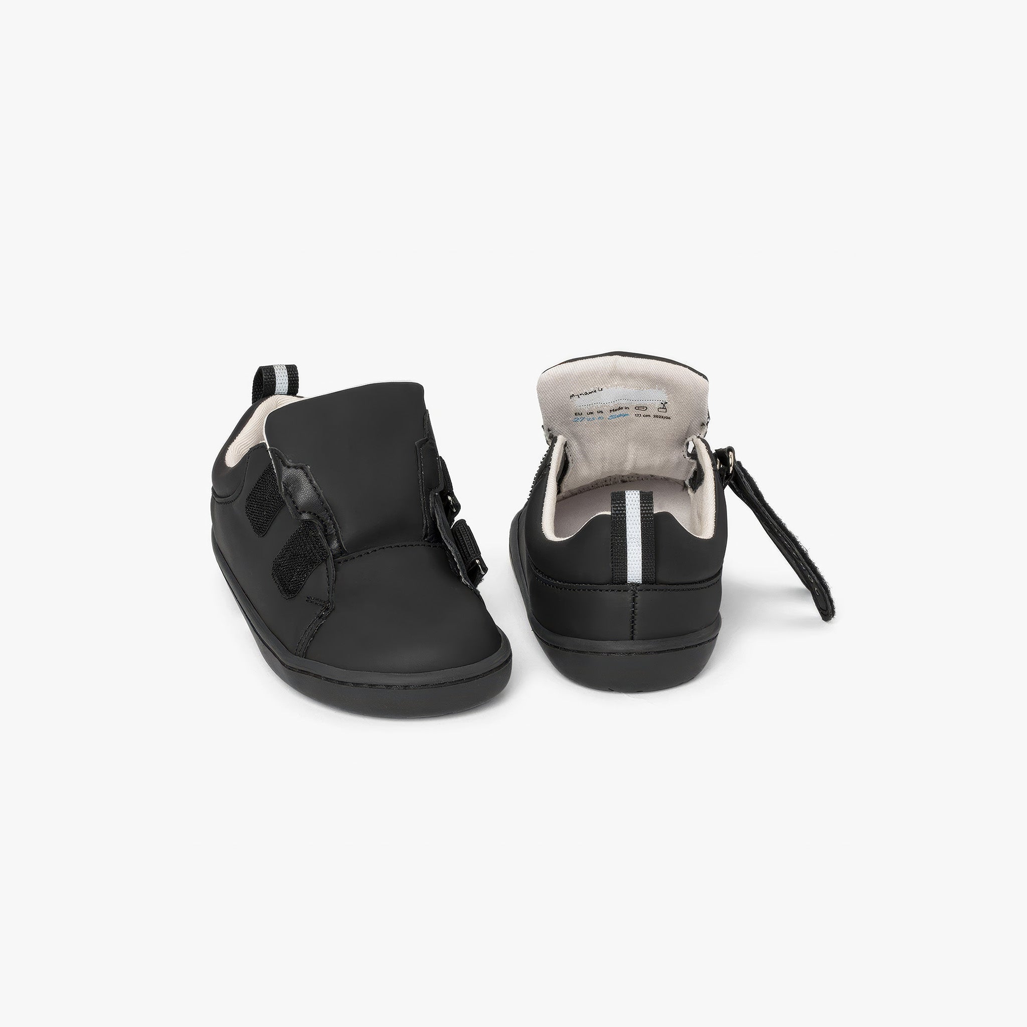 Smart Walker Junior | Süper Mat Siyah | Barefoot Çocuk Ayakkabısı