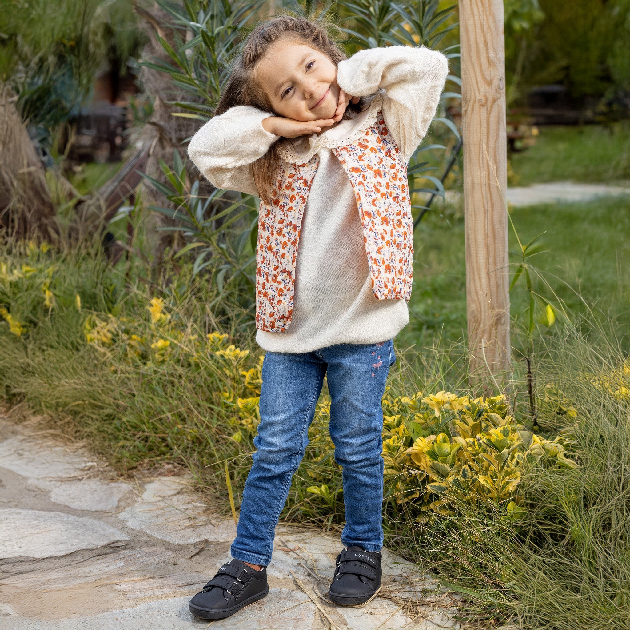 Smart Walker Junior | Süper Mat Siyah | Barefoot Çocuk Ayakkabısı