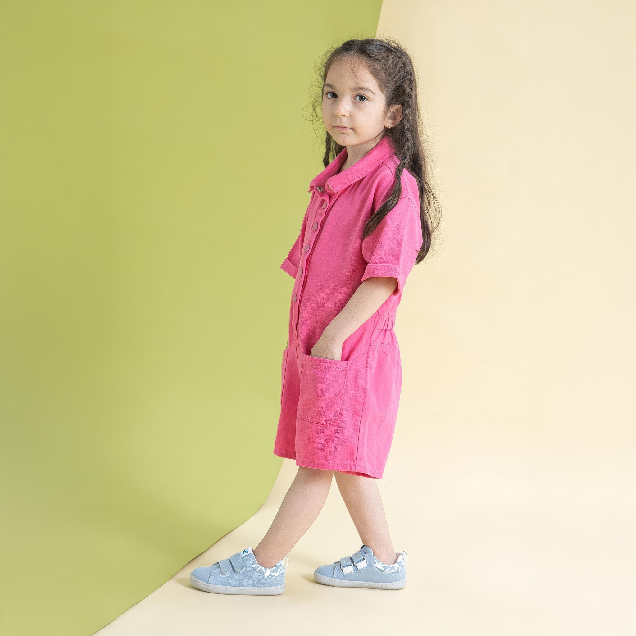 Smart Walker Recycled Canvas Eco | Mavi | Barefoot Çocuk Ayakkabısı