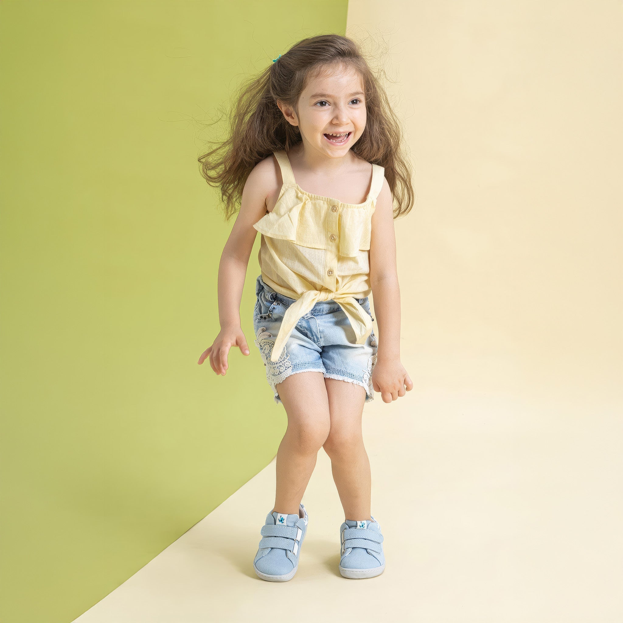 Smart Walker Recycled Canvas Eco | Mavi | Barefoot Çocuk Ayakkabısı