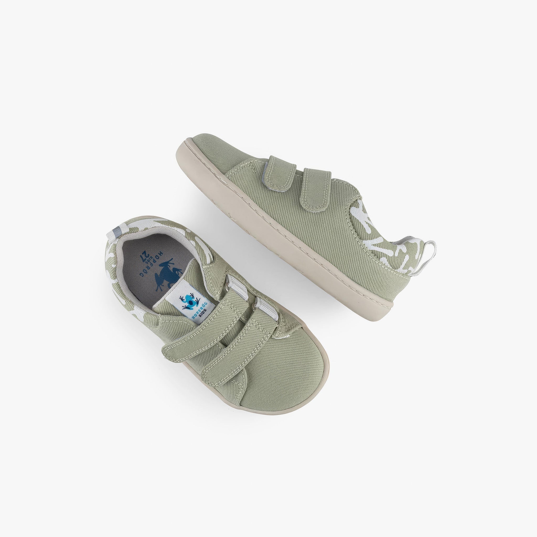Smart Walker Recycled Canvas Eco | Su Yeşili | Barefoot Çocuk Ayakkabısı