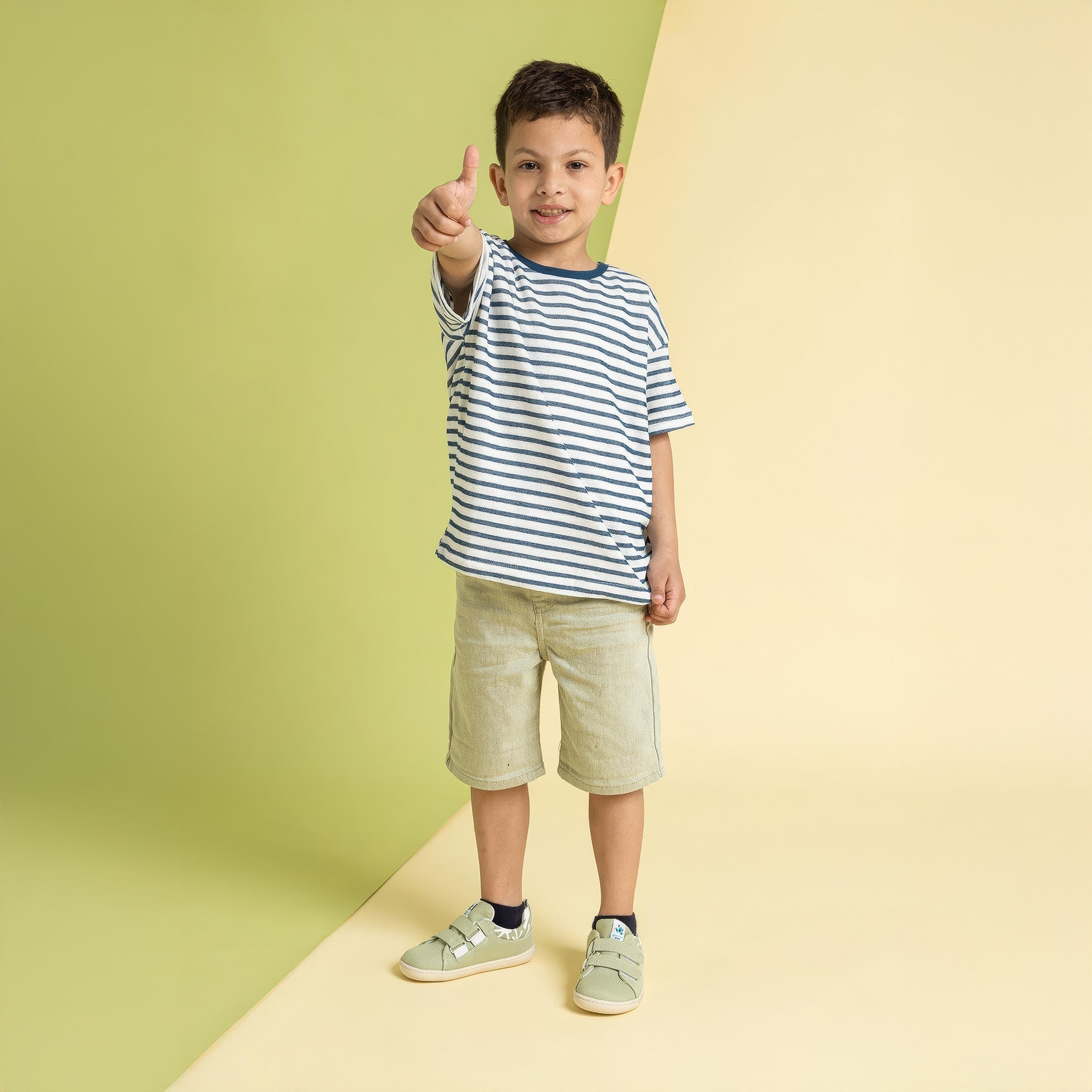 Smart Walker Recycled Canvas Eco | Su Yeşili | Barefoot Çocuk Ayakkabısı