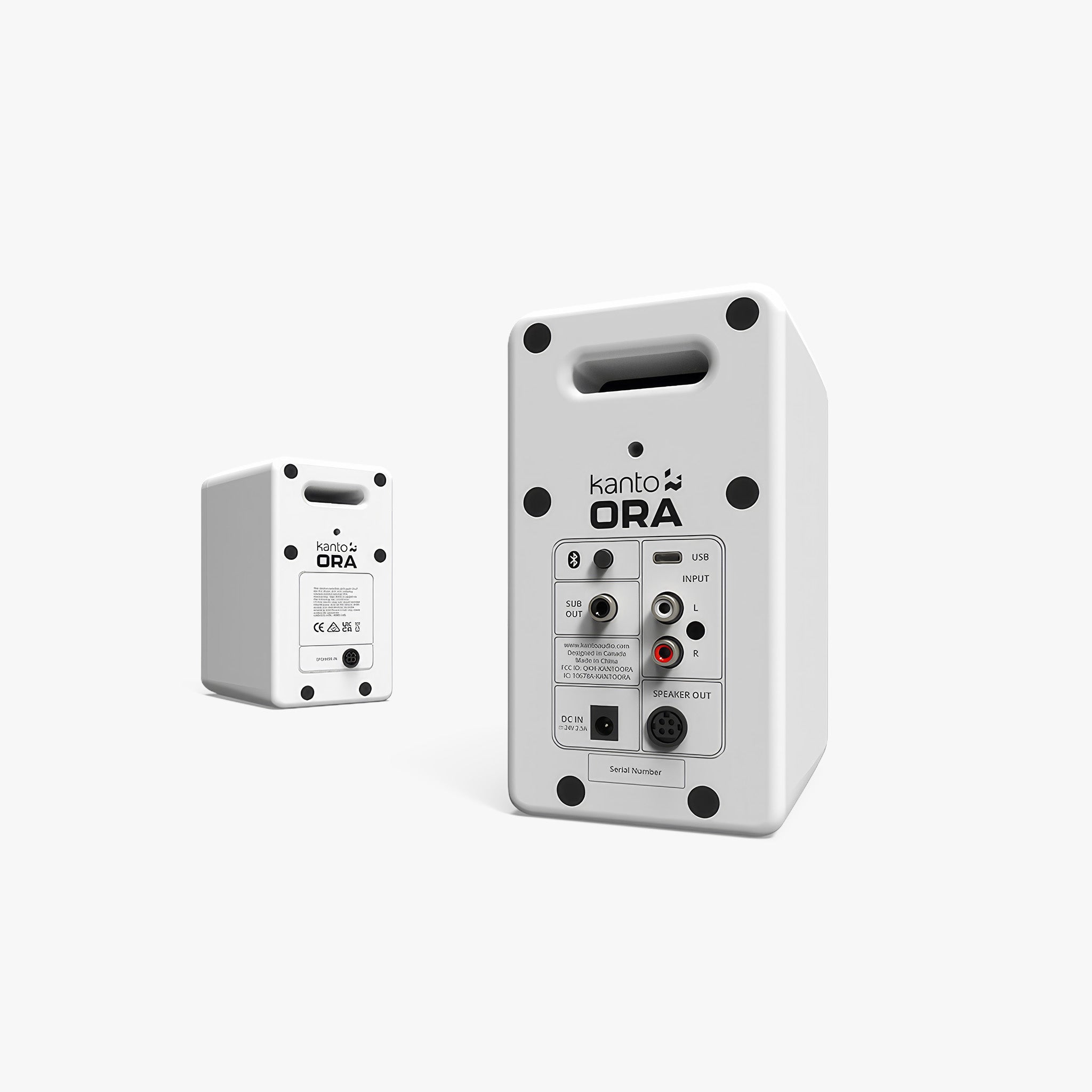 ORA Aktif Masaüstü Hoparlör | 100W 3'' | Mat Beyaz