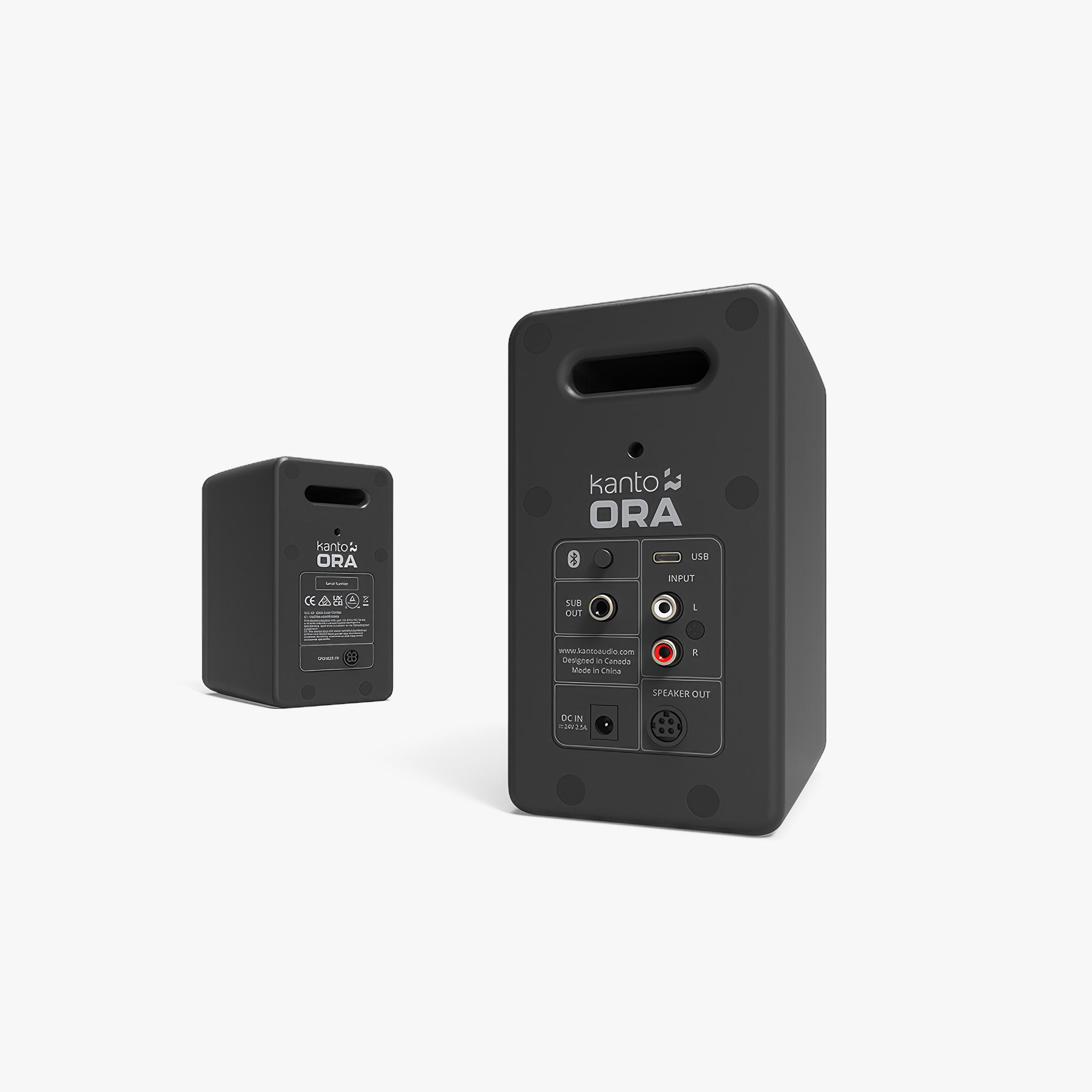 ORA Aktif Masaüstü Hoparlör | 100W 3'' | Mat Siyah