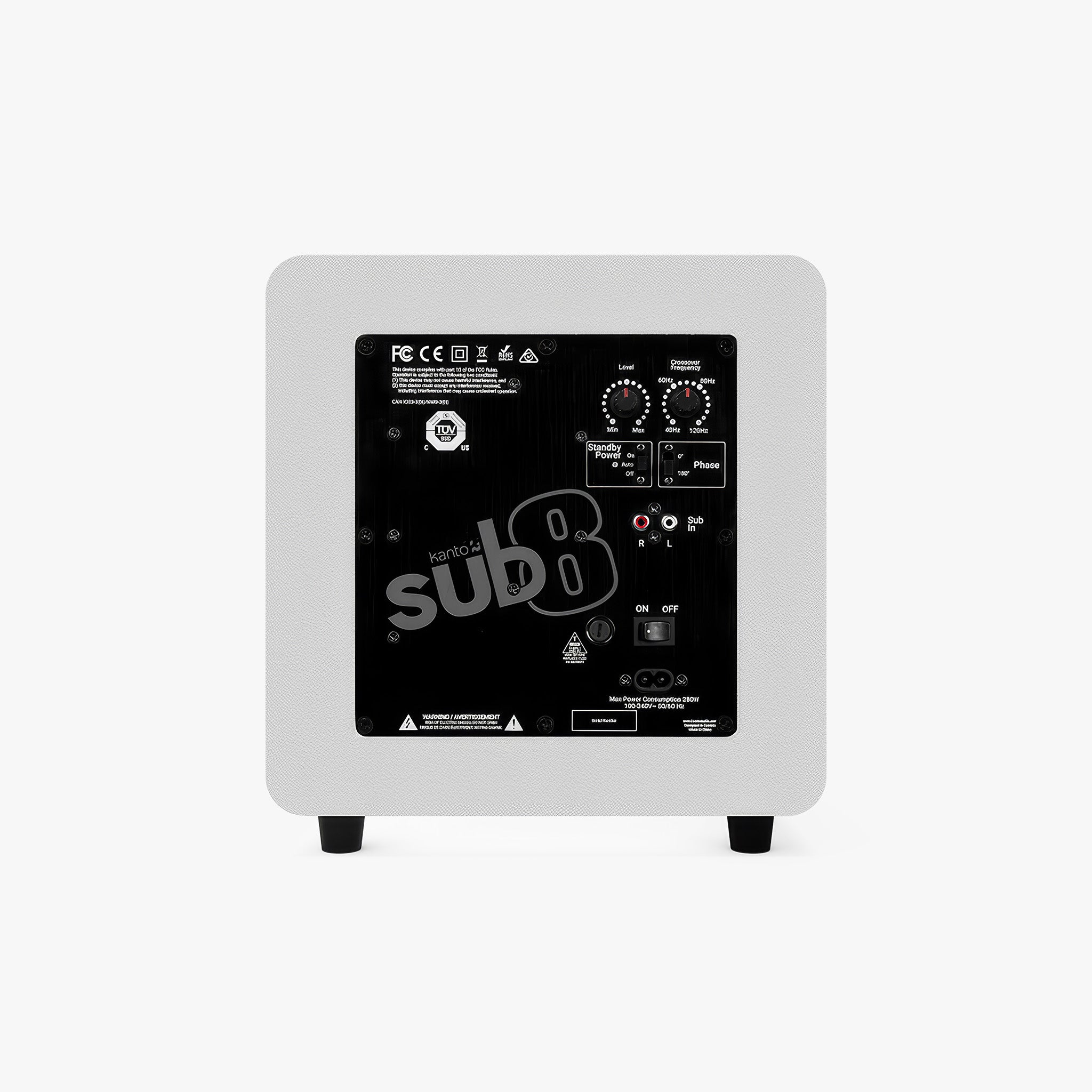 SUB8 Aktif Hi-Fi Subwoofer | 8'' 300W | Mat Beyaz