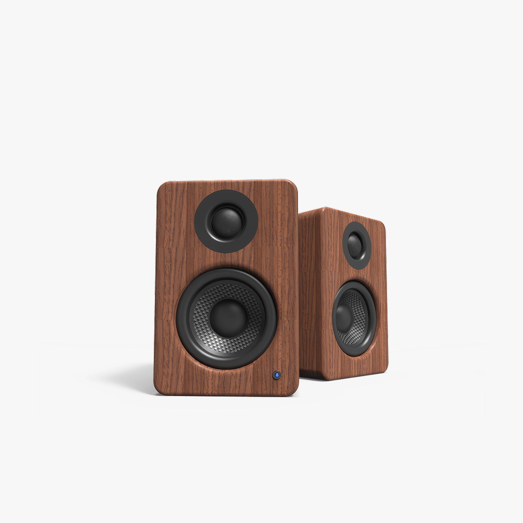 YU2 Aktif Masaüstü Hoparlör | USB DAC & 3.5mm AUX | Ceviz