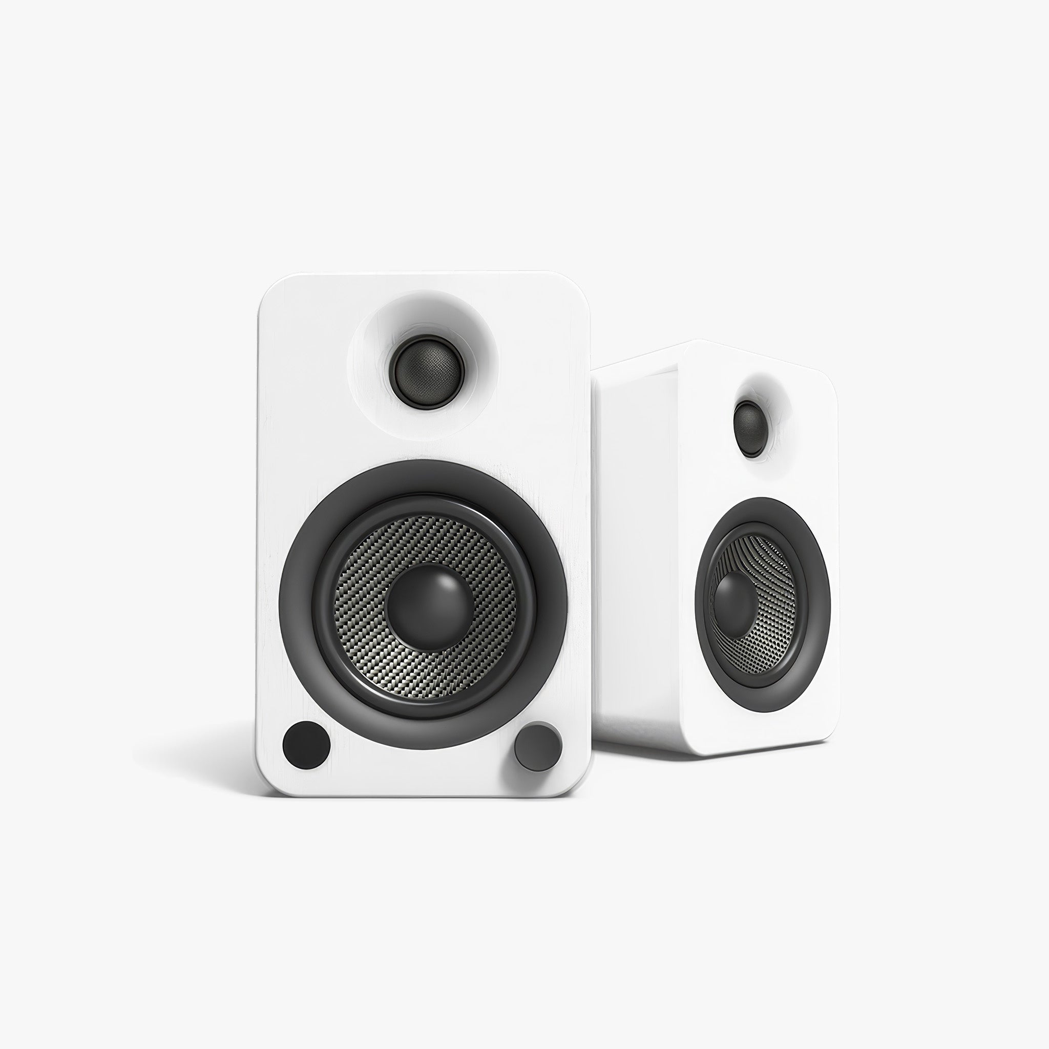 【新品未開封】kanto YU4 ホワイト 2ウェイスピーカー Kanto YU4 Aktif Hoparlör – Bluetooth, Phono Preamp, 140W (Mat