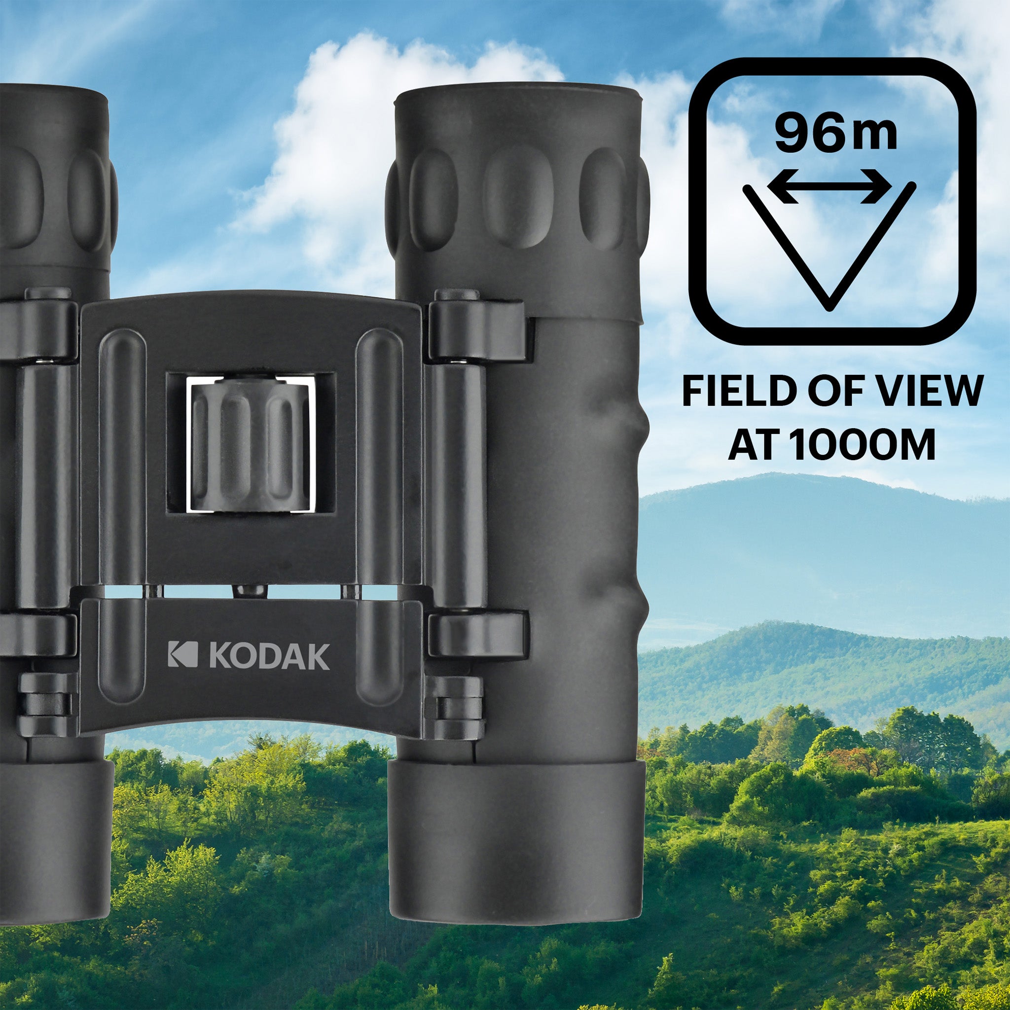 Binoküler BCS400 | 10x25mm Dürbün | Siyah