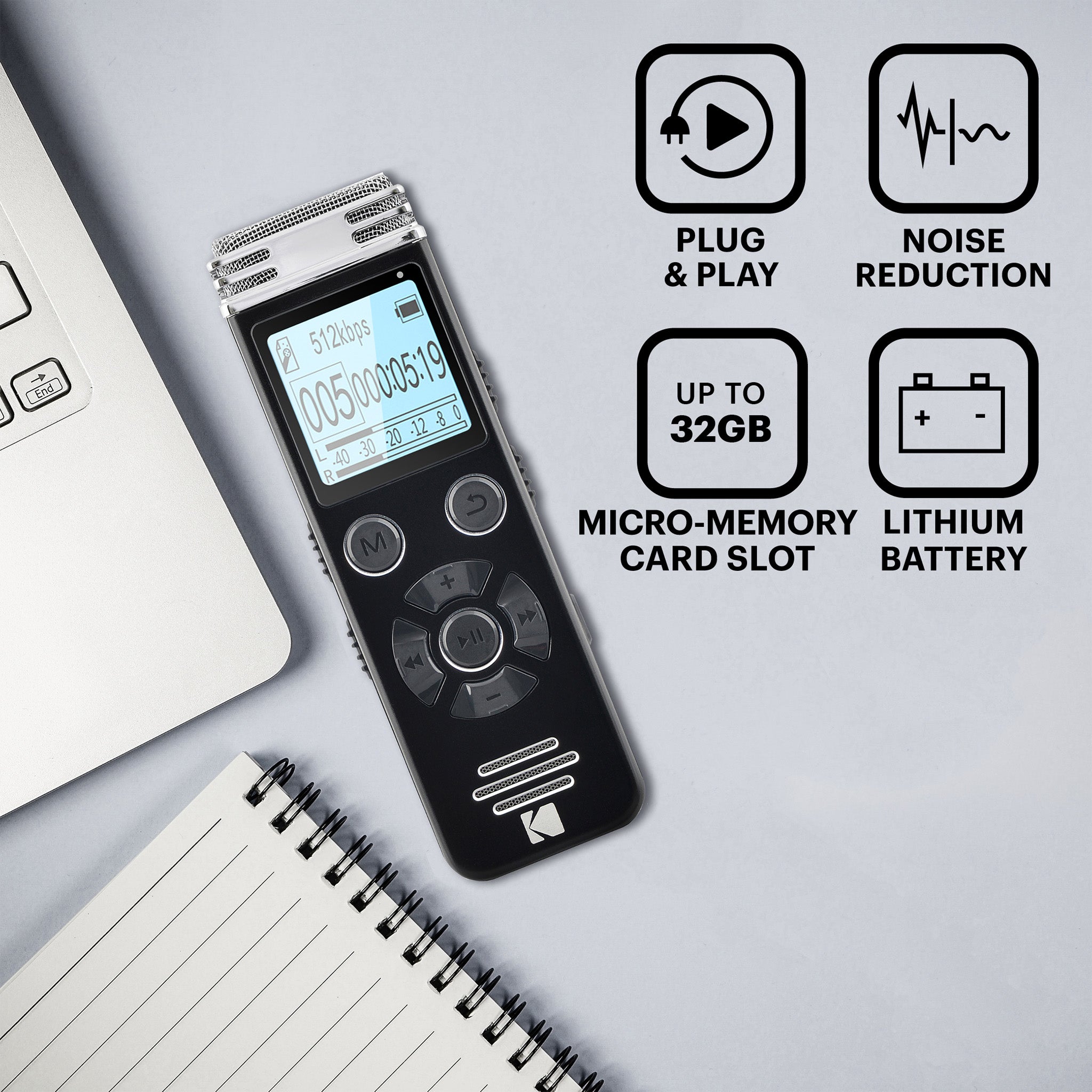 Dictaphone VRC450 | Ses Kayıt Cihazı