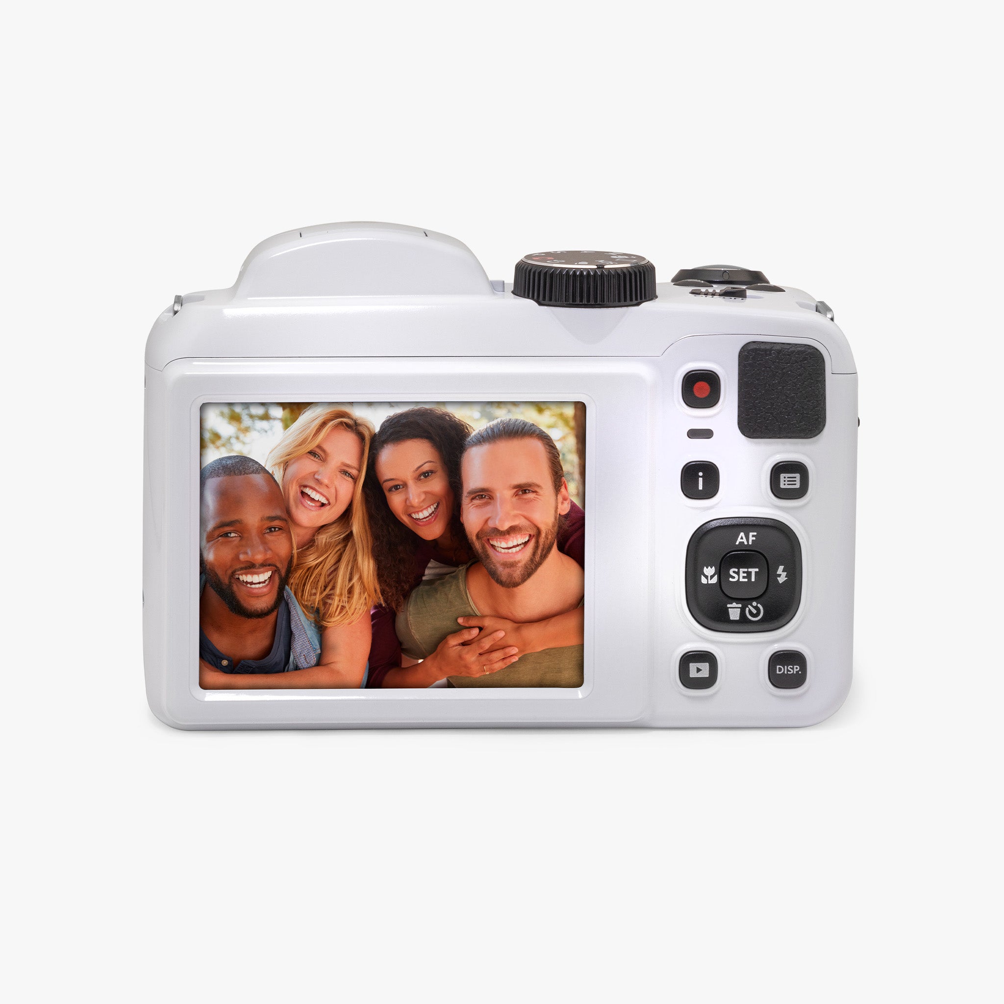 Astro Zoom AZ255 | 25x Yakınlaştırma Dijital Fotoğraf Makinesi | Beyaz
