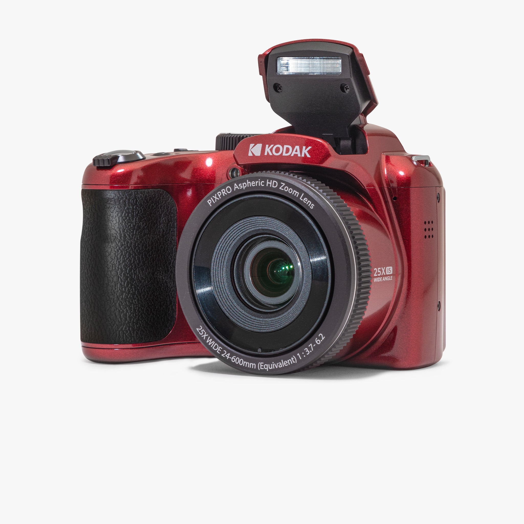 Astro Zoom AZ255 | 25x Yakınlaştırma Dijital Fotoğraf Makinesi | Kırmızı