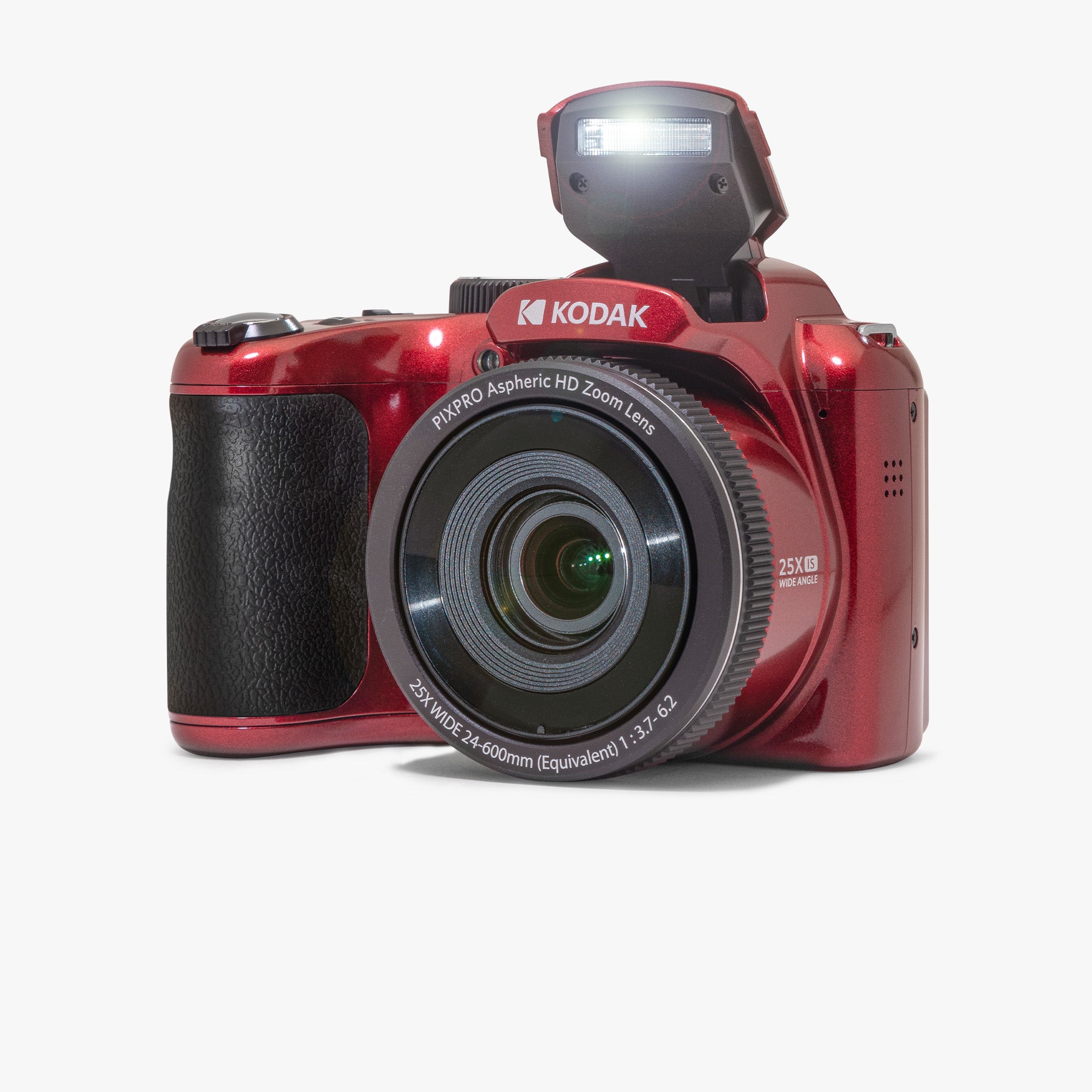 Astro Zoom AZ255 | 25x Yakınlaştırma Dijital Fotoğraf Makinesi | Kırmızı