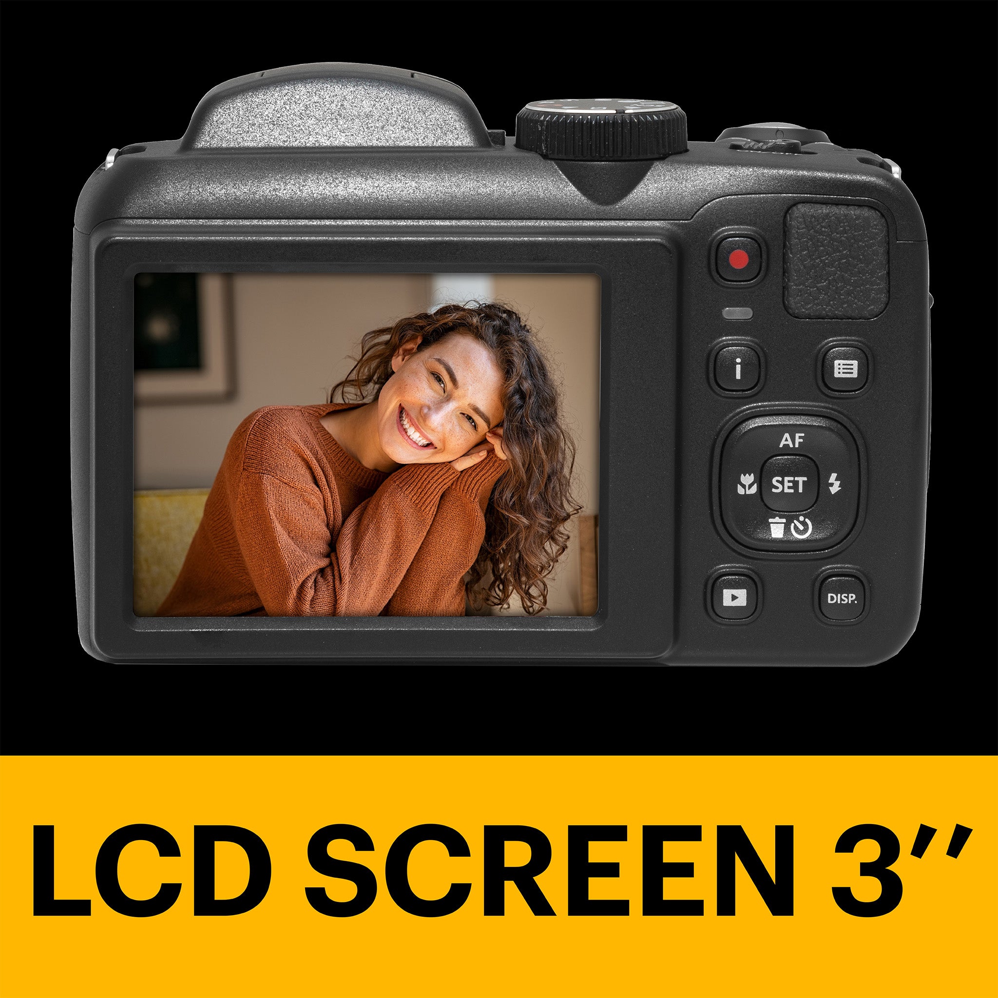 Astro Zoom AZ255 | 25x Yakınlaştırma Dijital Fotoğraf Makinesi | Siyah