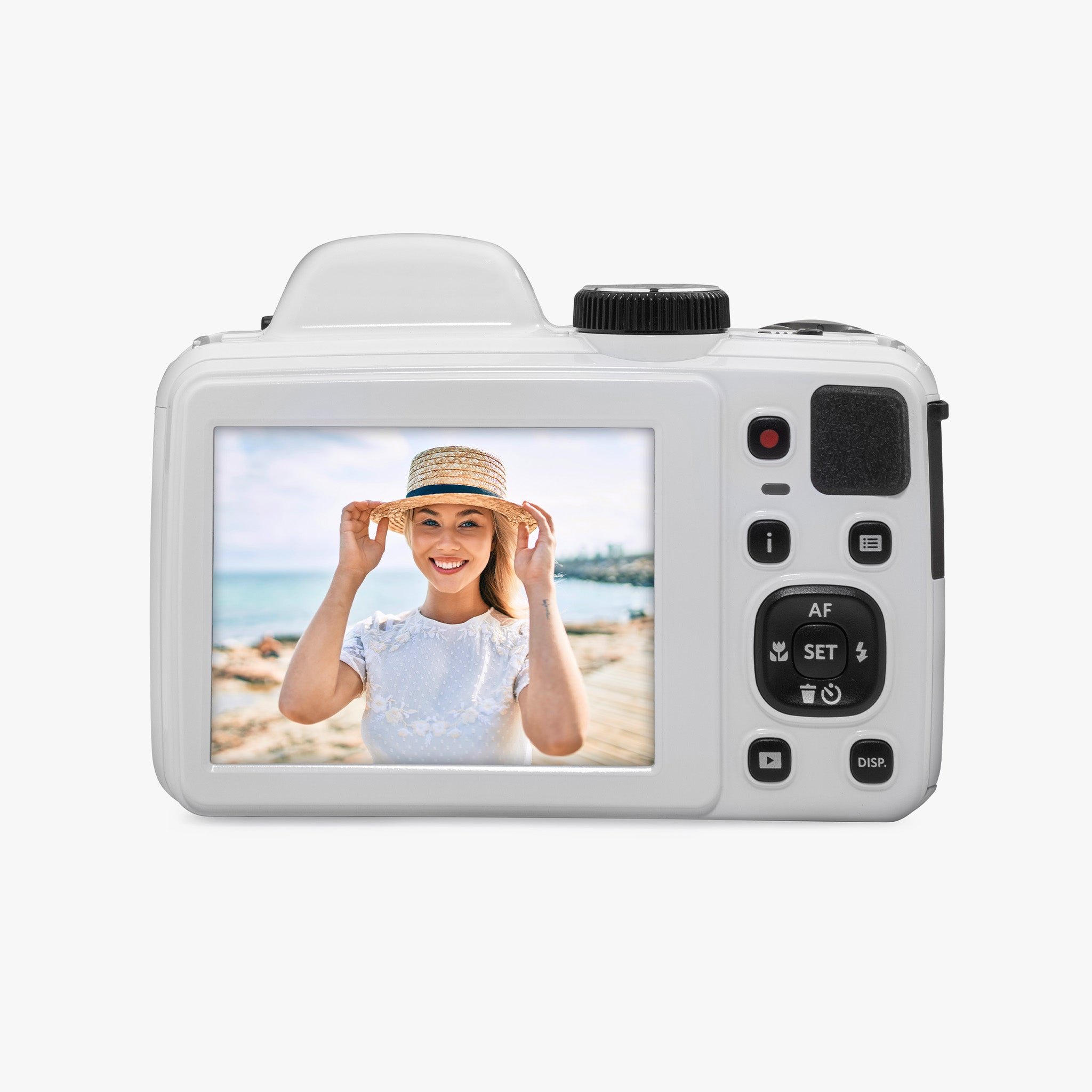 Astro Zoom AZ405 | 40x Yakınlaştırma Dijital Fotoğraf Makinesi | Beyaz